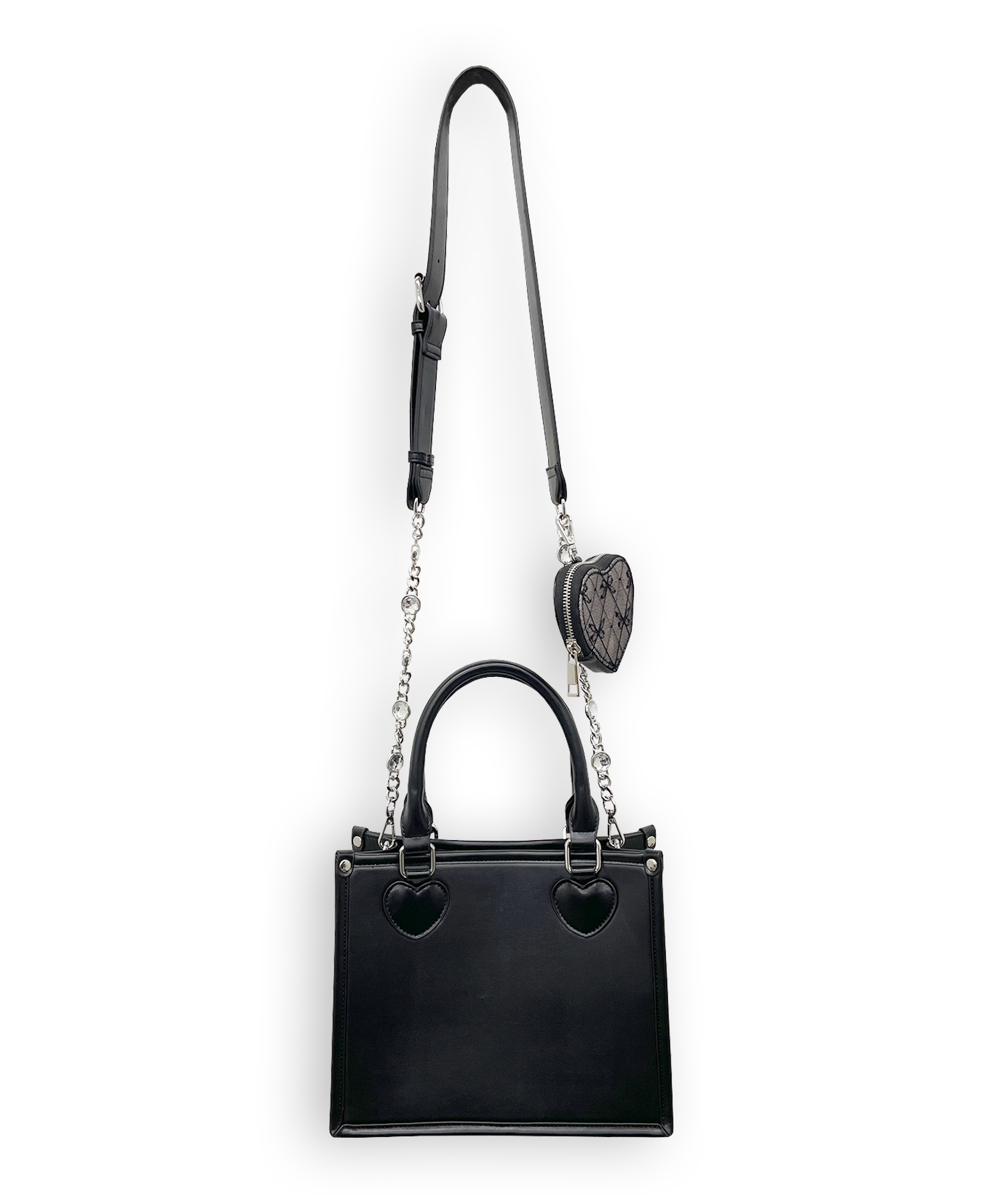 リボンチュールスクエアトート