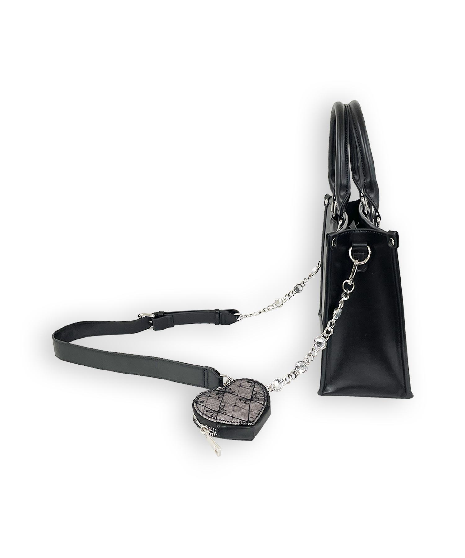 リボンチュールスクエアトート