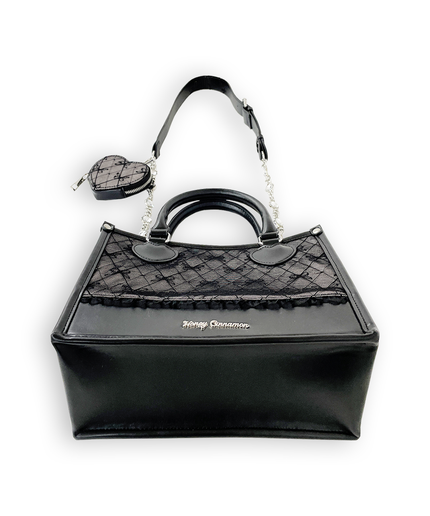 リボンチュールスクエアトート