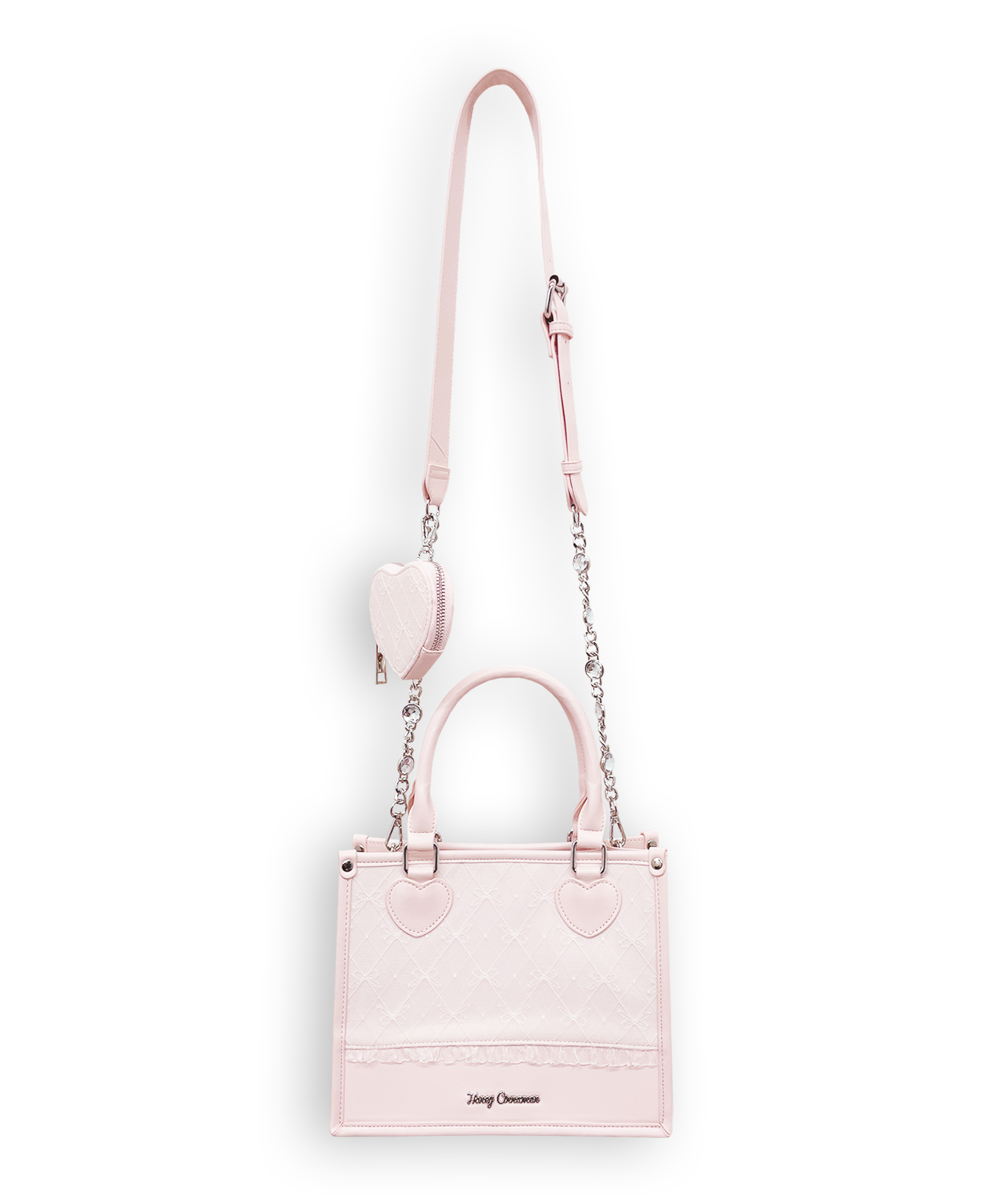 リボンチュールスクエアトート