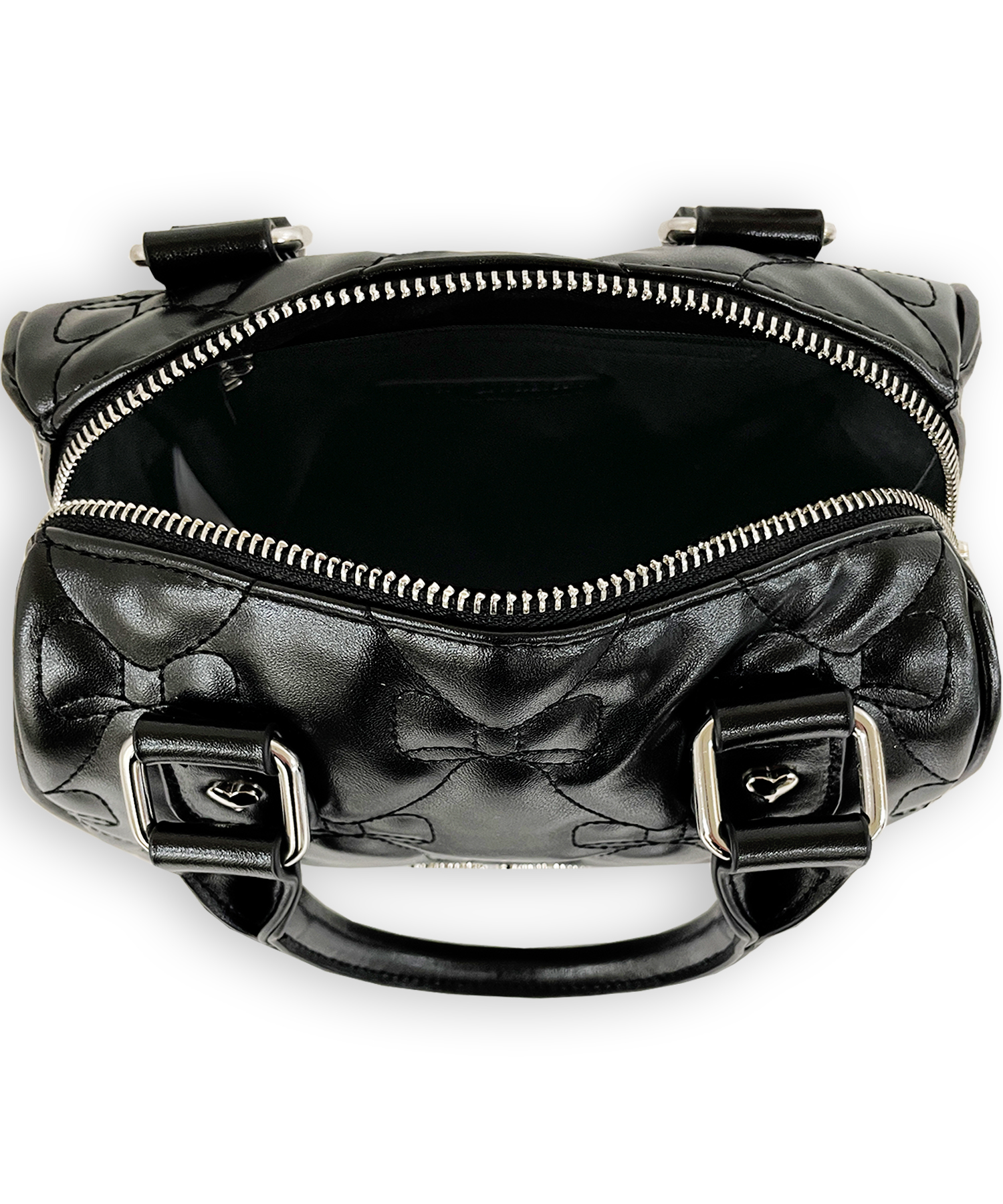 リボンキルティングミニボストンバッグ