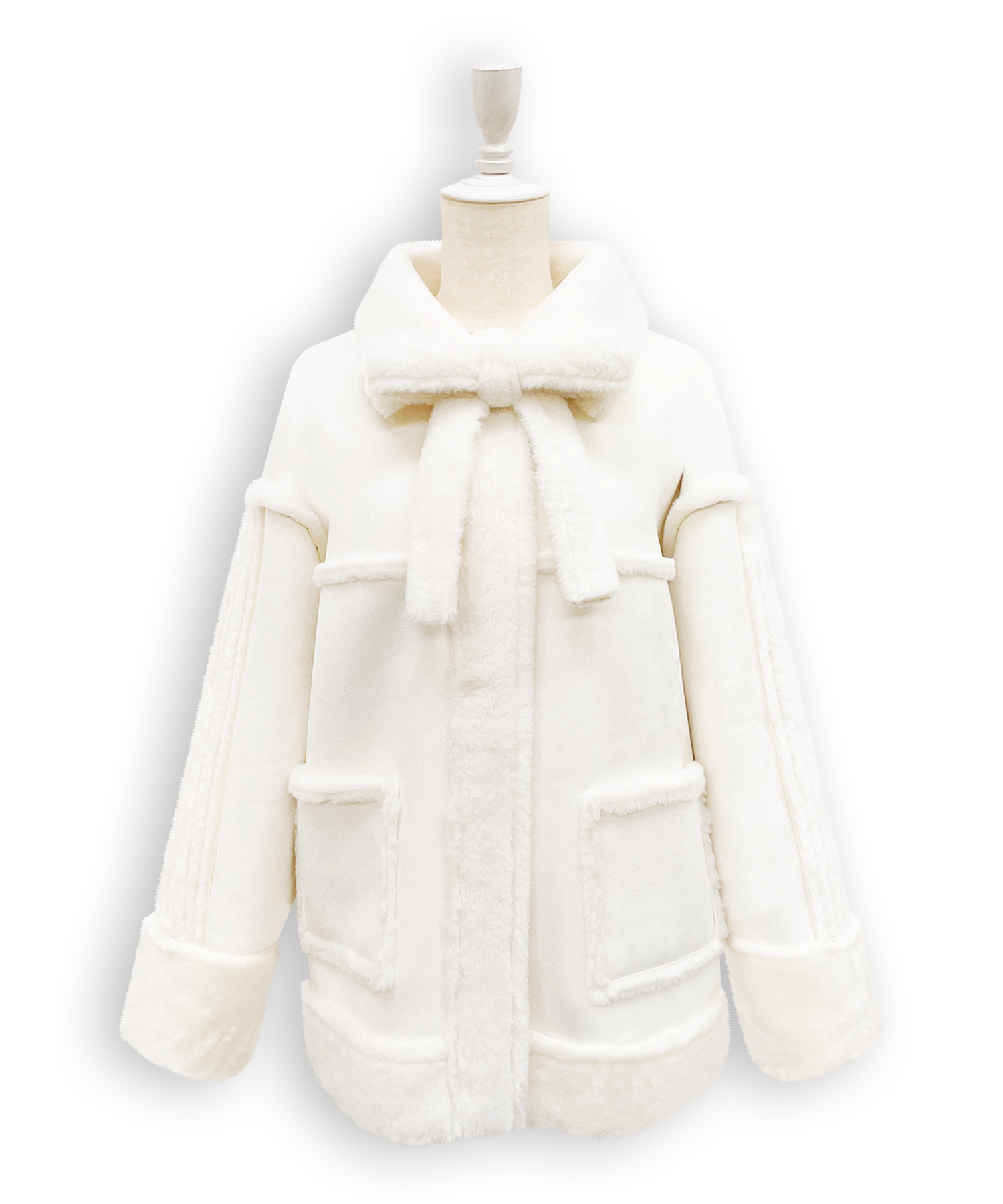 リボンムートンジャケット