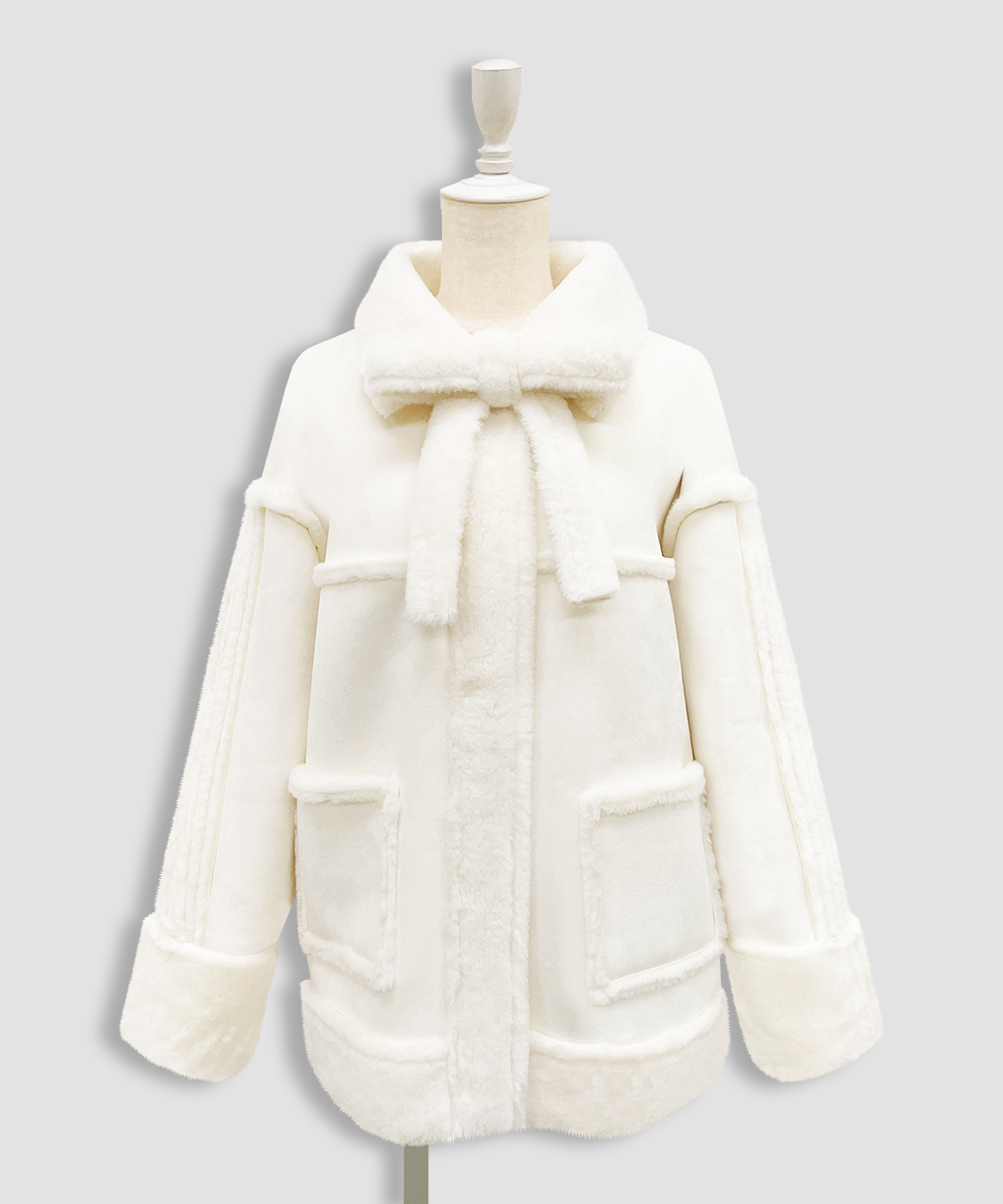 リボンムートンジャケット