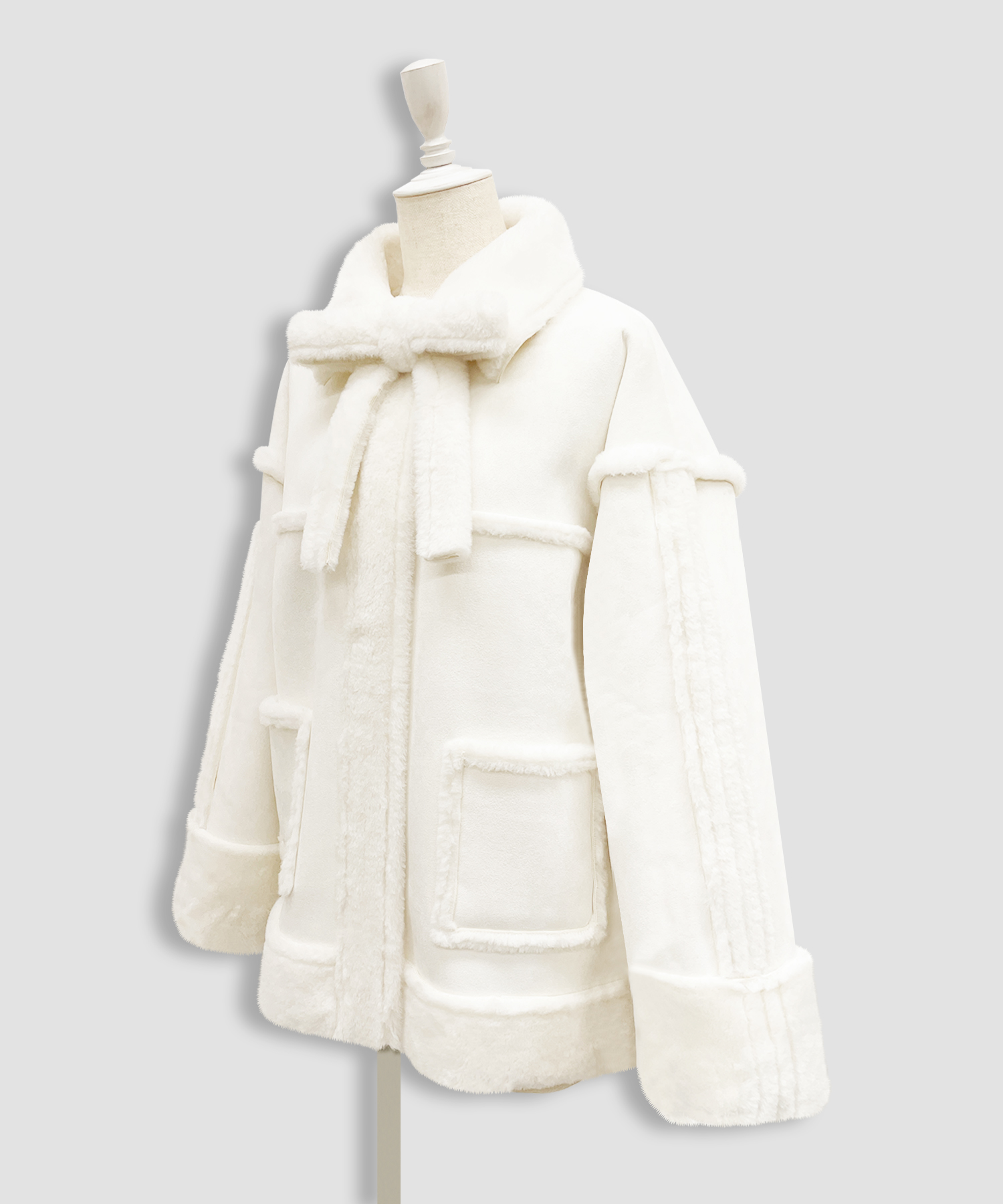 リボンムートンジャケット