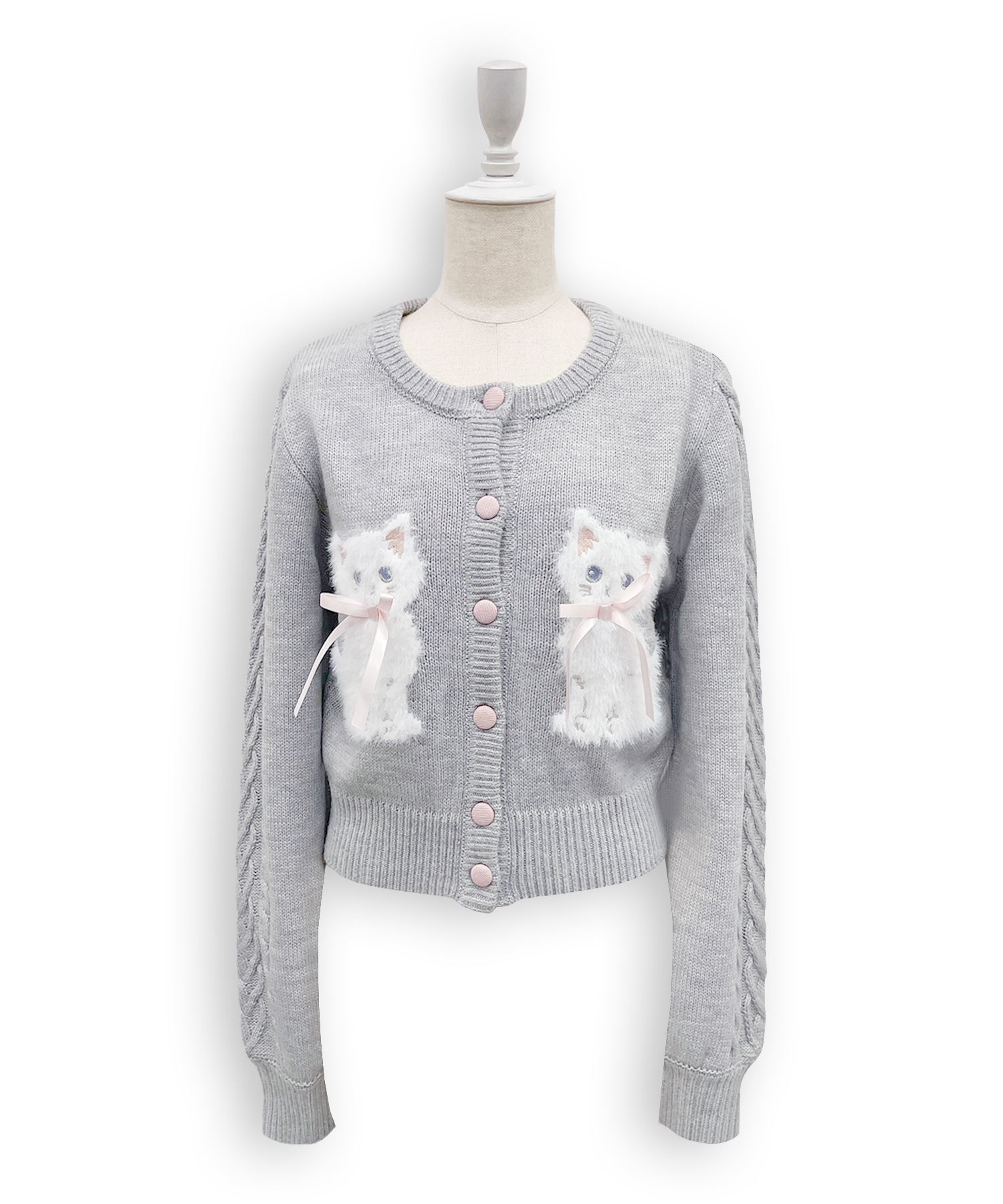 twins catsジャガードニットカーディガン – BUNNY APARTMENT