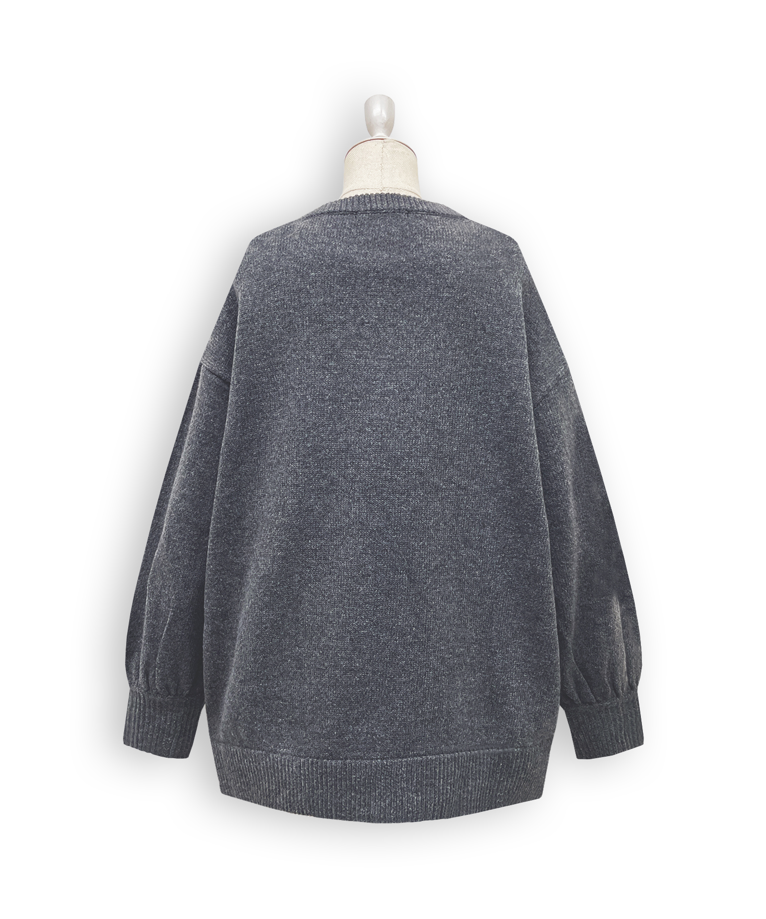 winterシナモンジャガードビッグニット