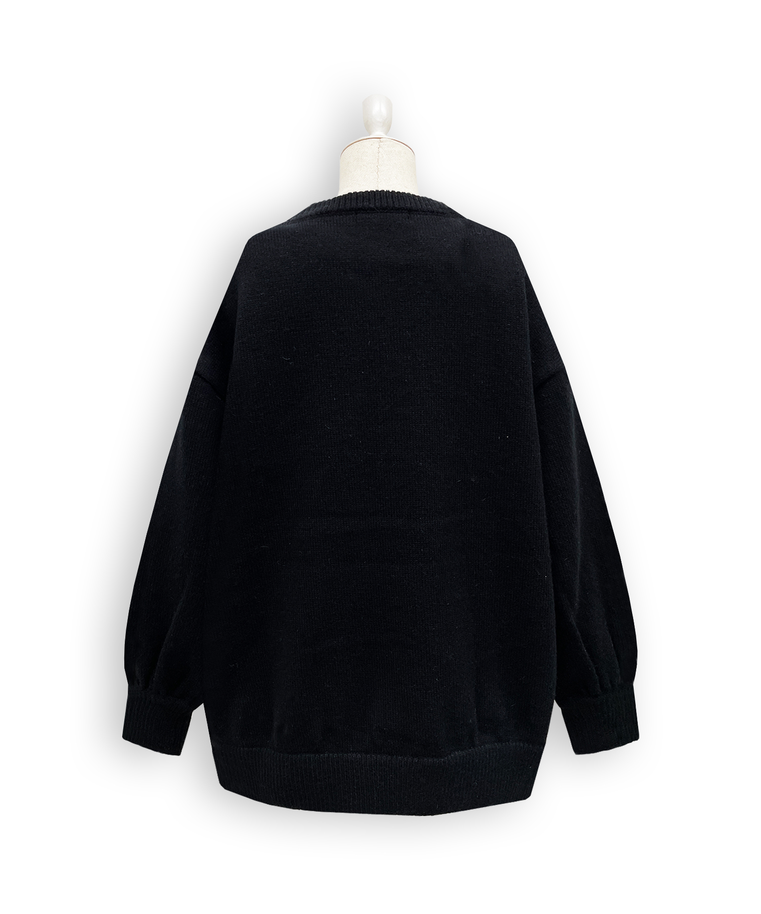 winterシナモンジャガードビッグニット