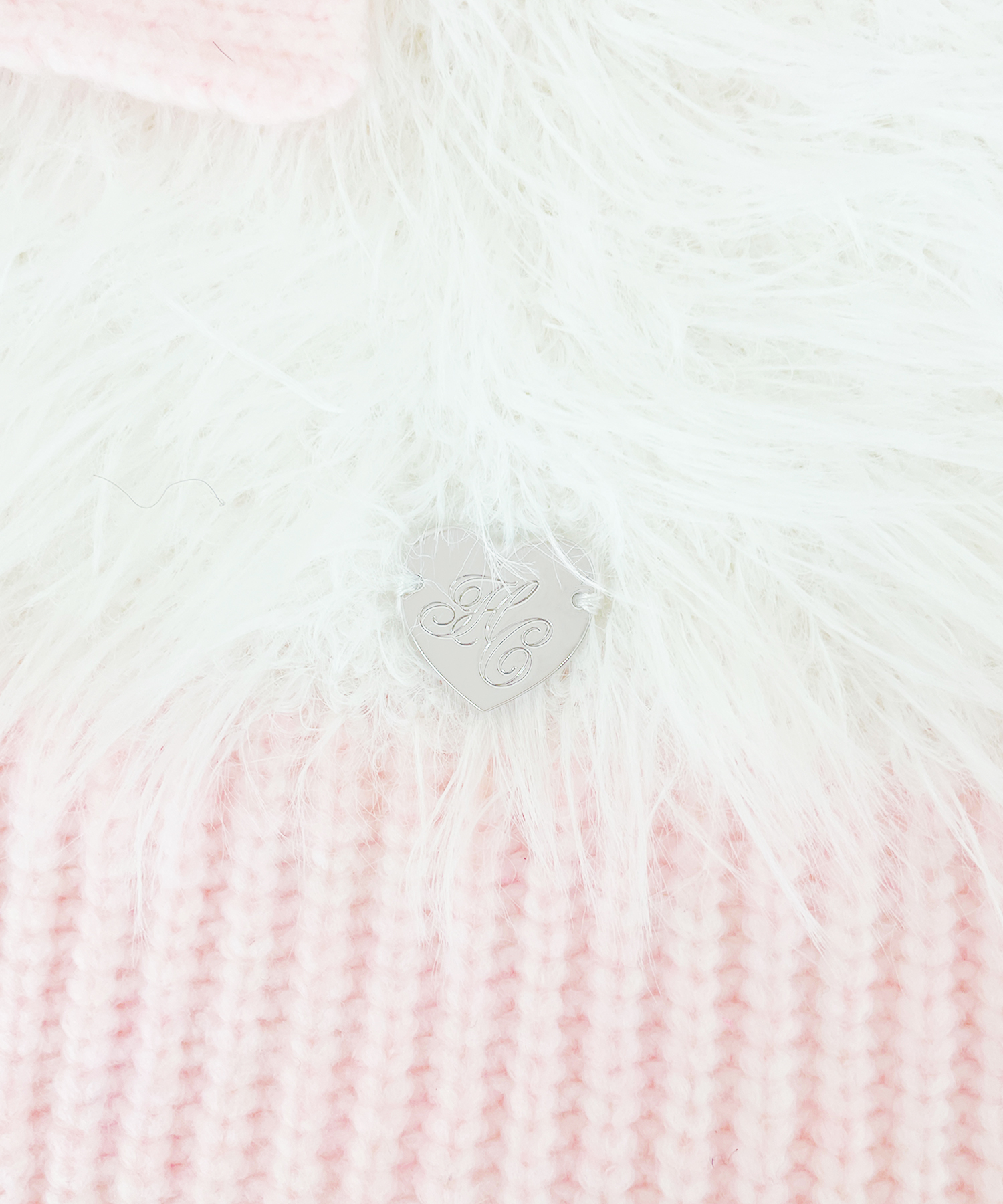 襟付きボーダーニットワンピ