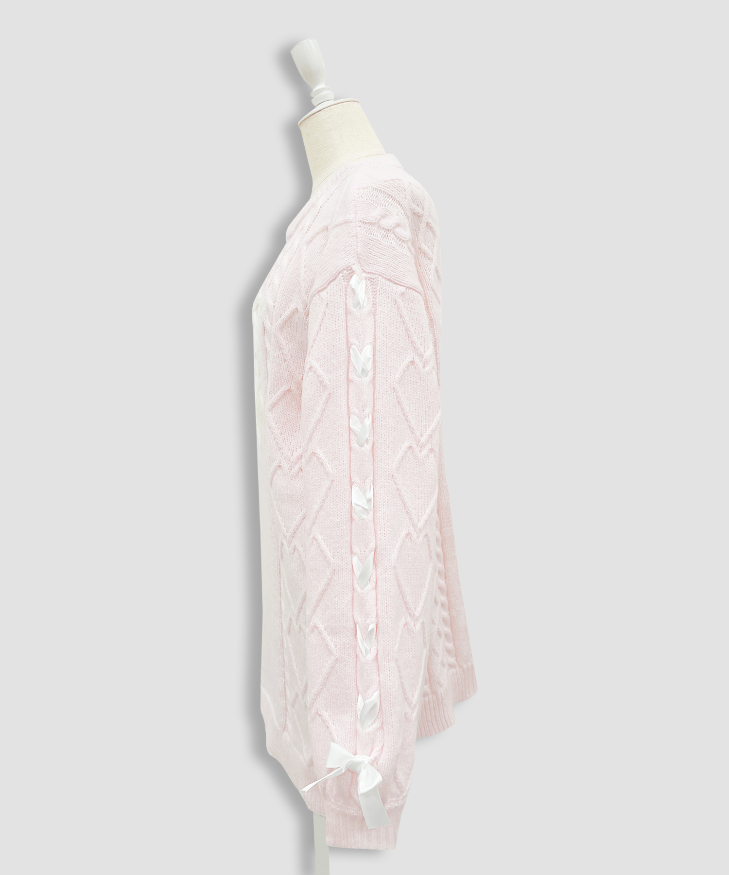 ハニーアップリケニットワンピース