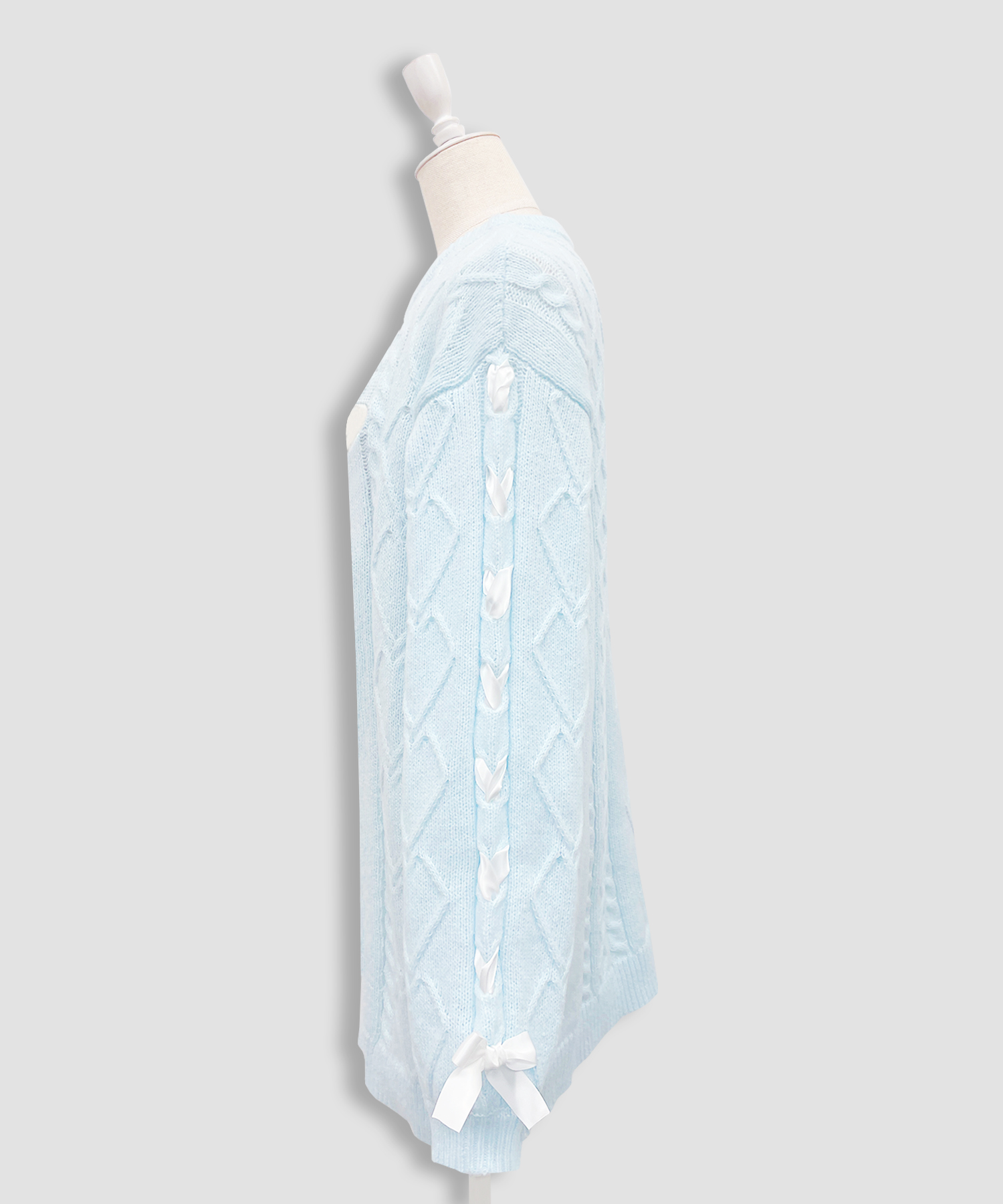 ハニーアップリケニットワンピース