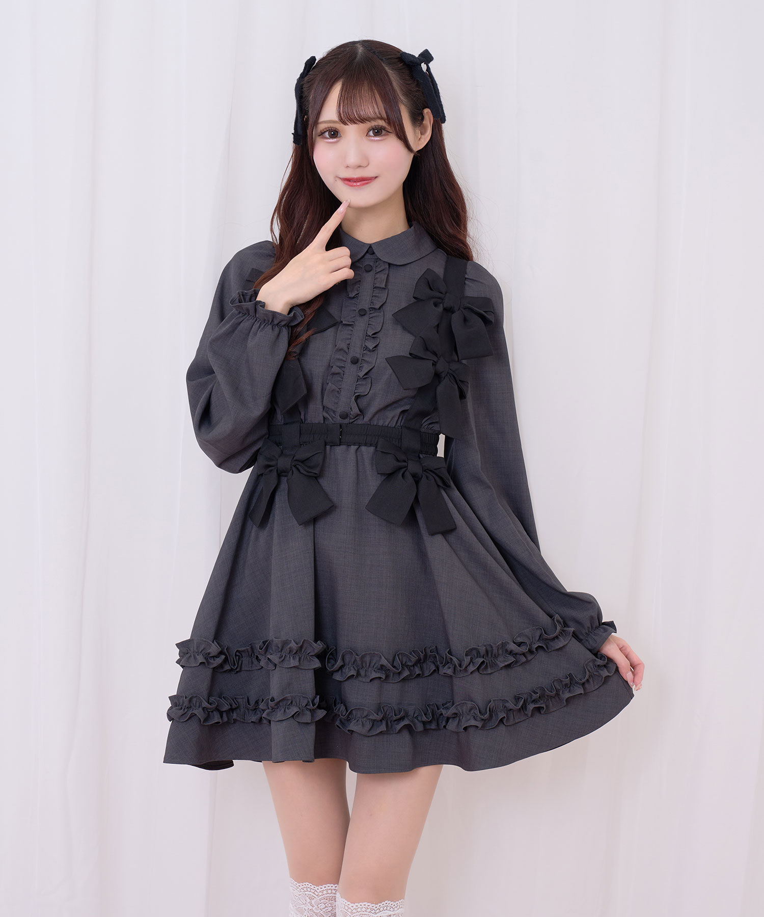 リボンハーネスセットワンピース