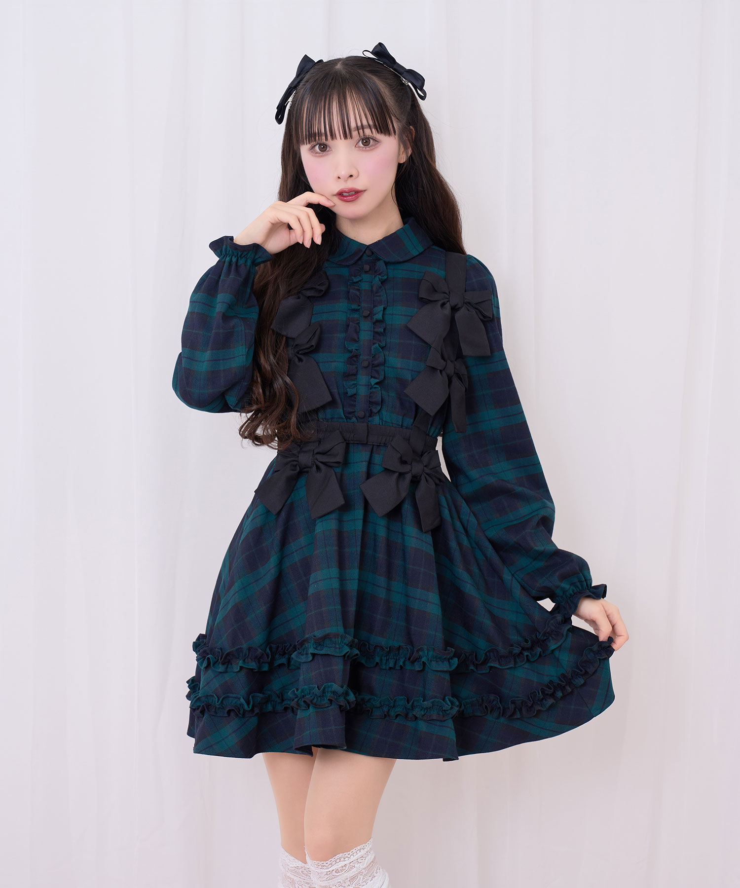 リボンハーネスセットワンピース