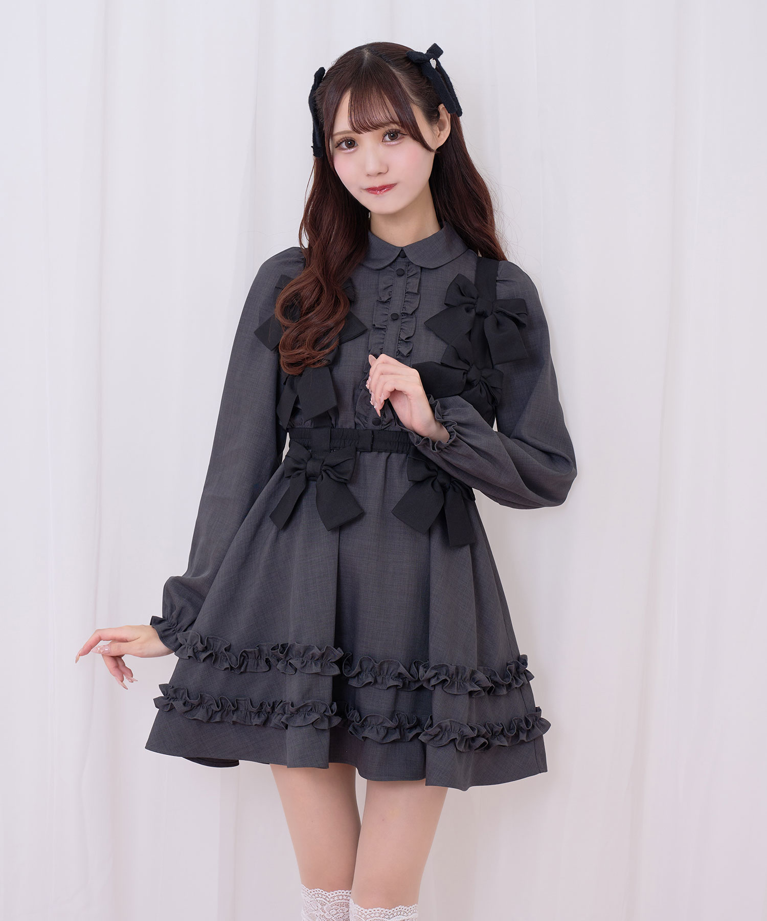 リボンハーネスセットワンピース