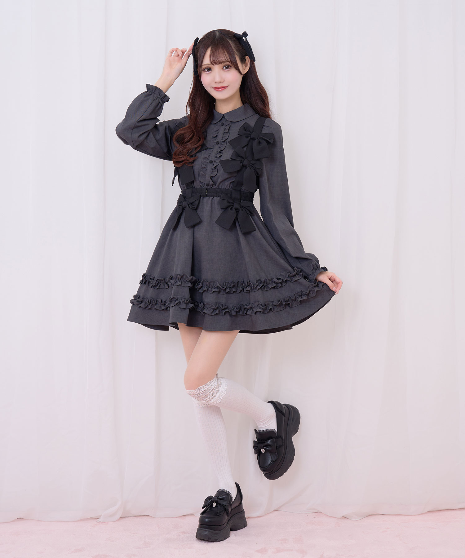 リボンハーネスセットワンピース