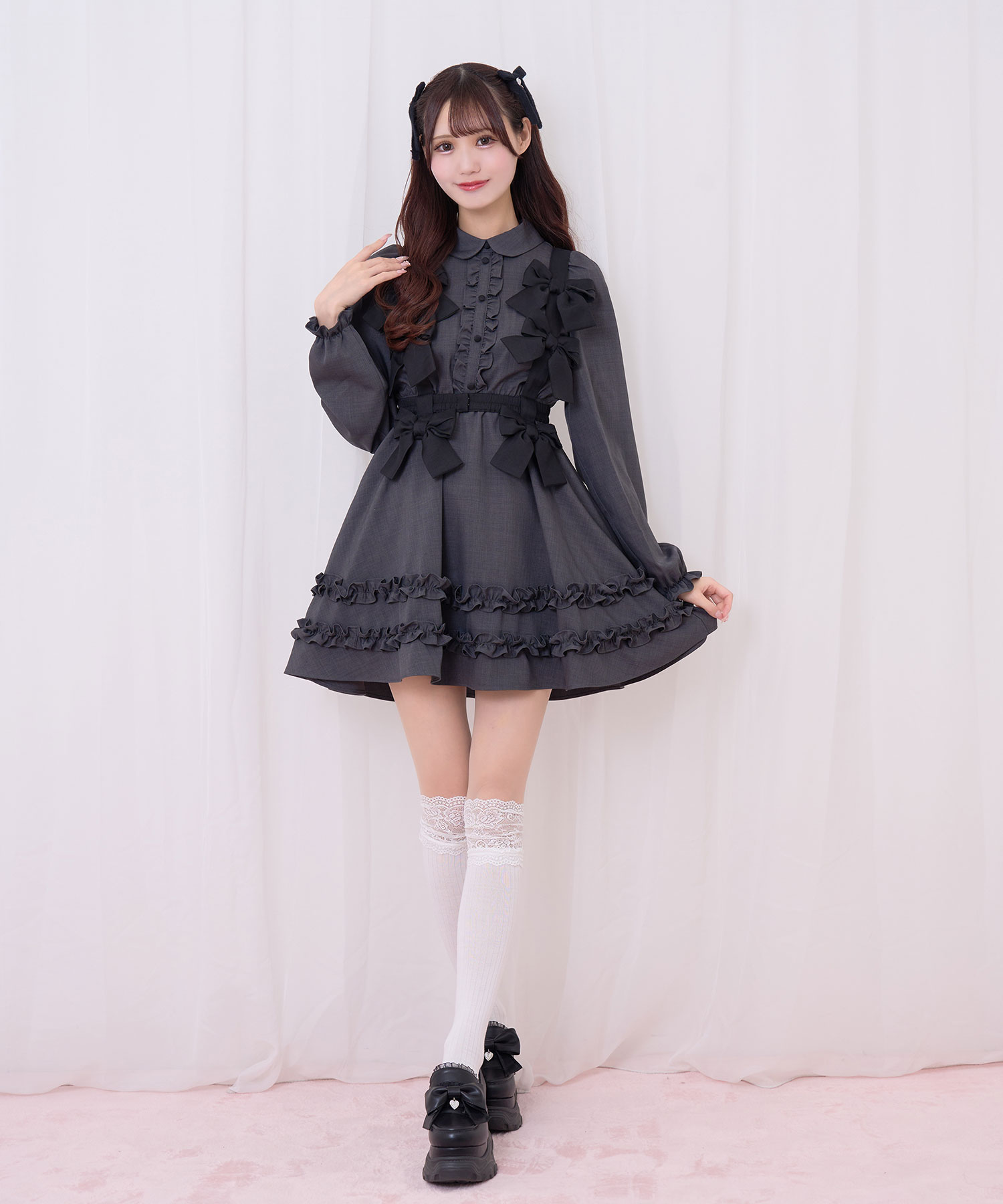 リボンハーネスセットワンピース