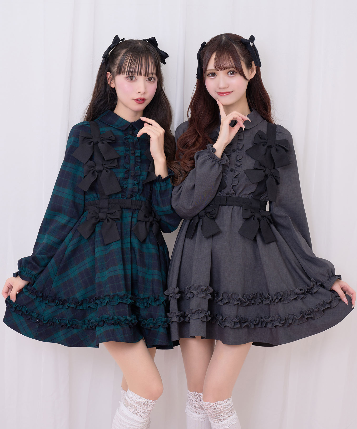 リボンハーネスセットワンピース