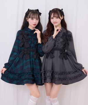 リボンハーネスセットワンピース