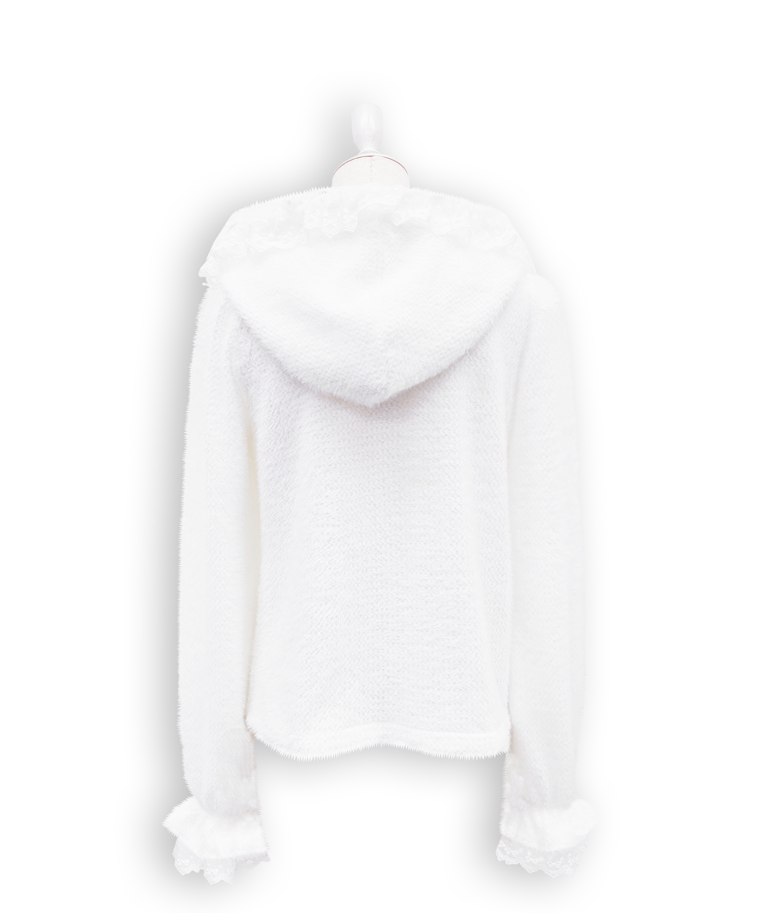 フリルフードトップス