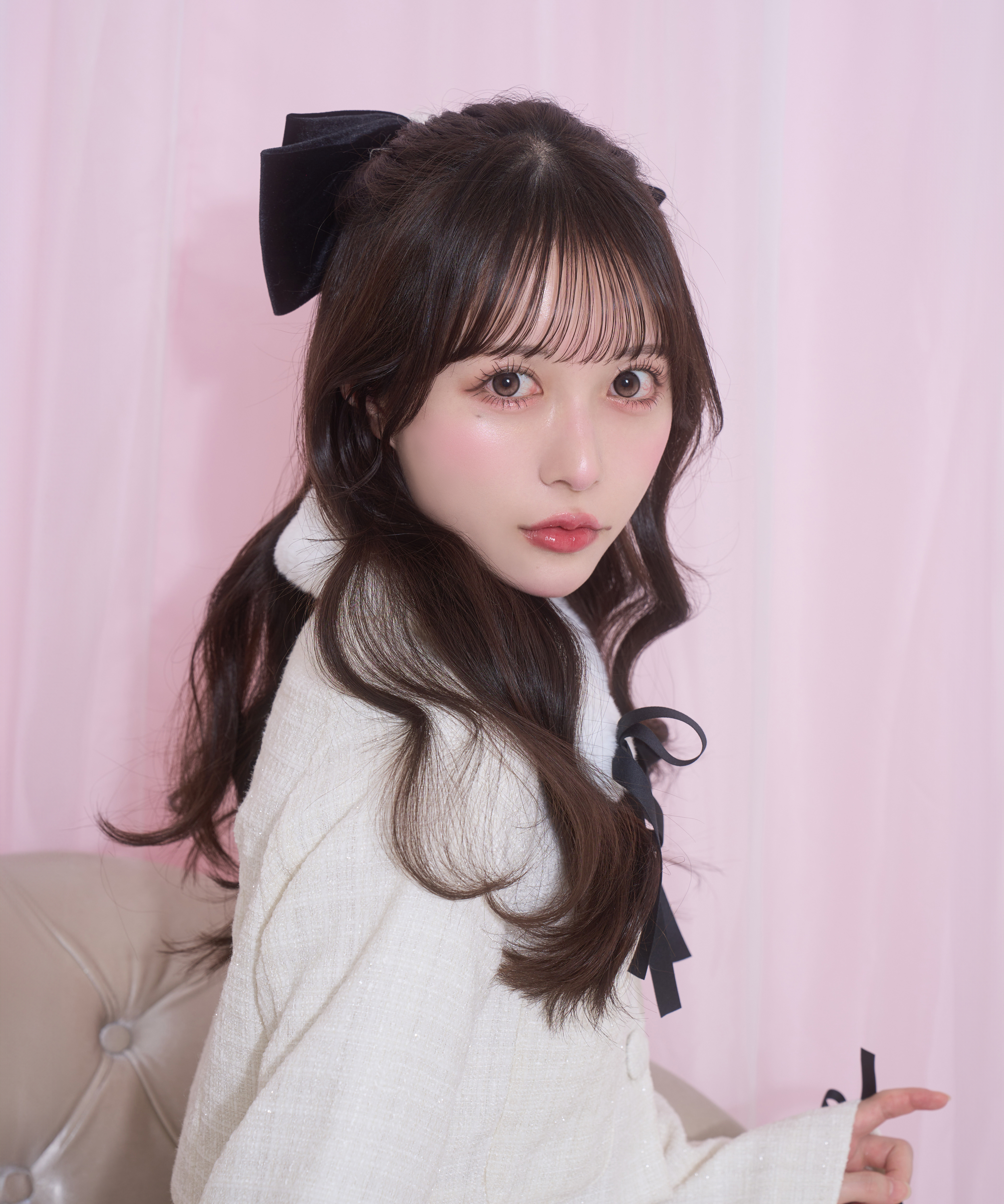 【collaboration】winter likeリボンバレッタ