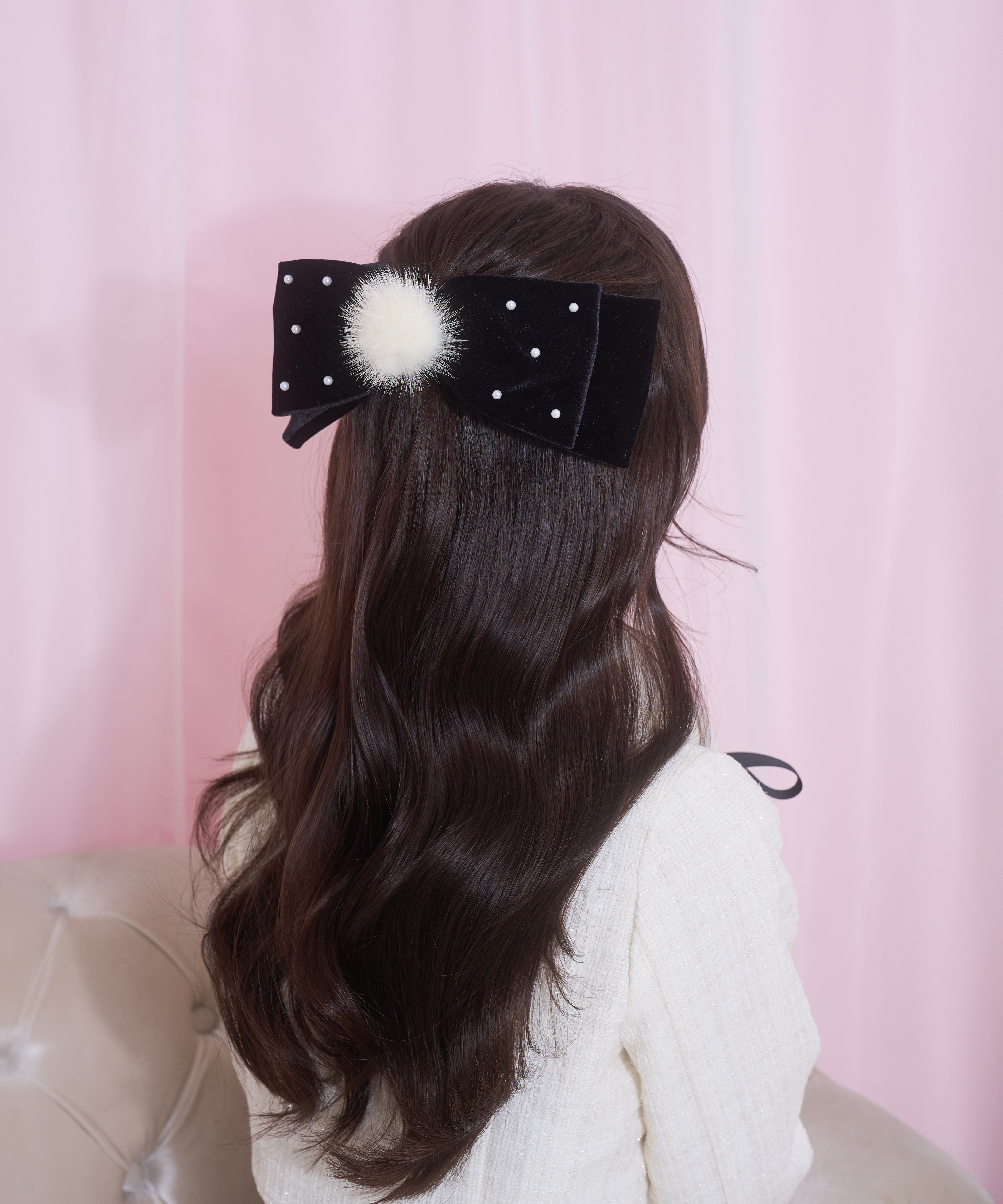 【collaboration】winter likeリボンバレッタ