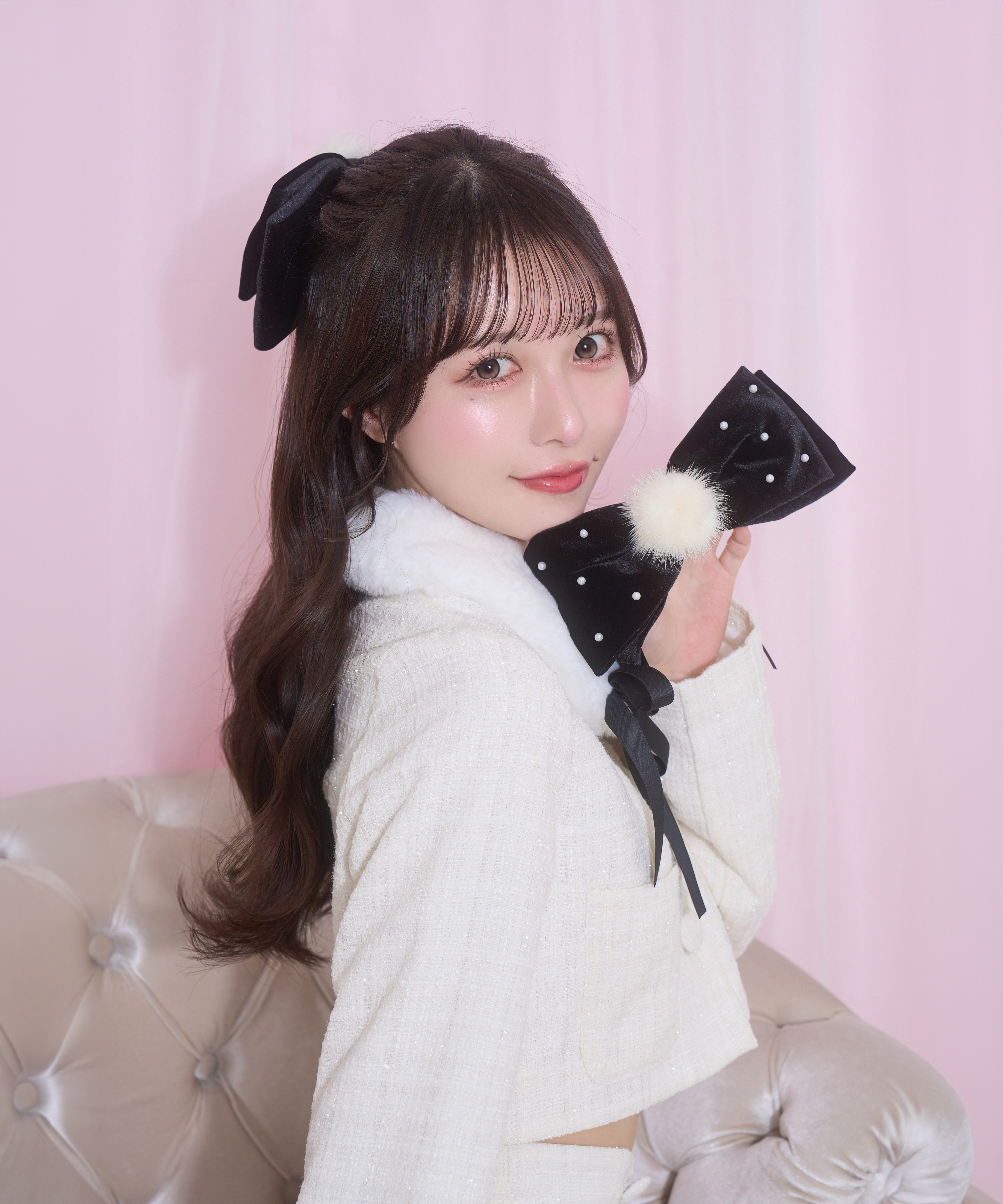 【collaboration】winter likeリボンバレッタ