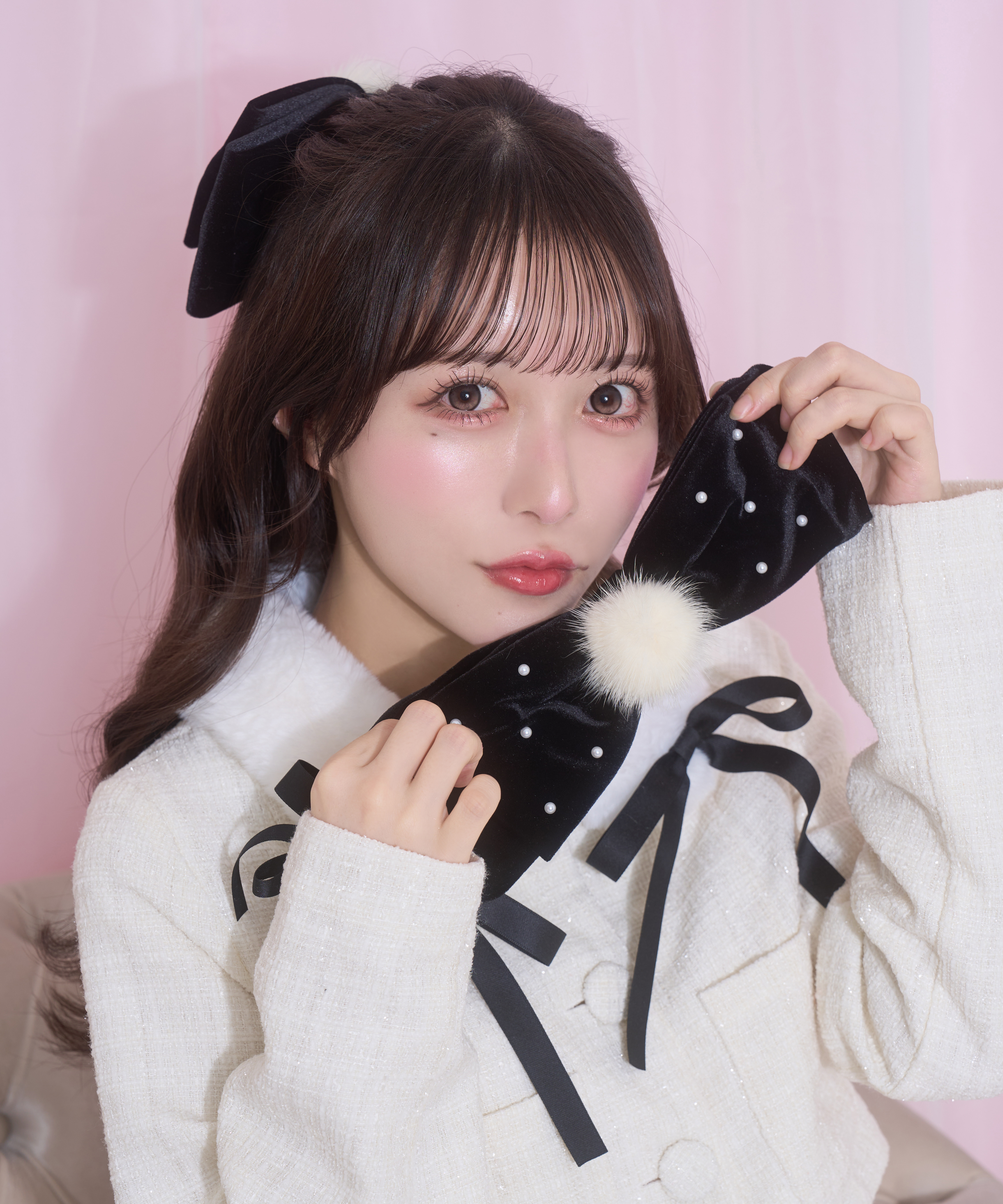 【collaboration】winter likeリボンバレッタ