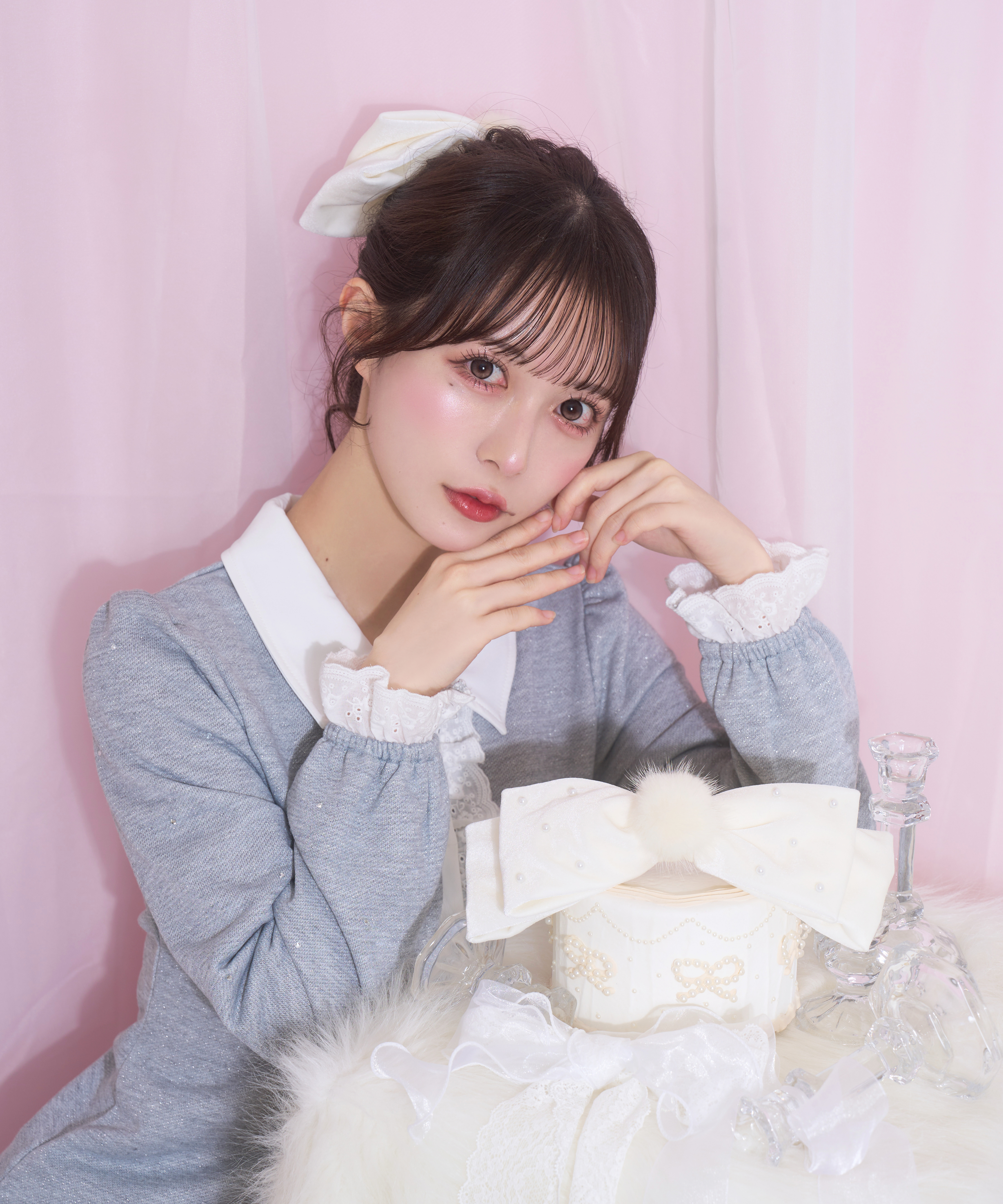 【collaboration】winter likeリボンバレッタ