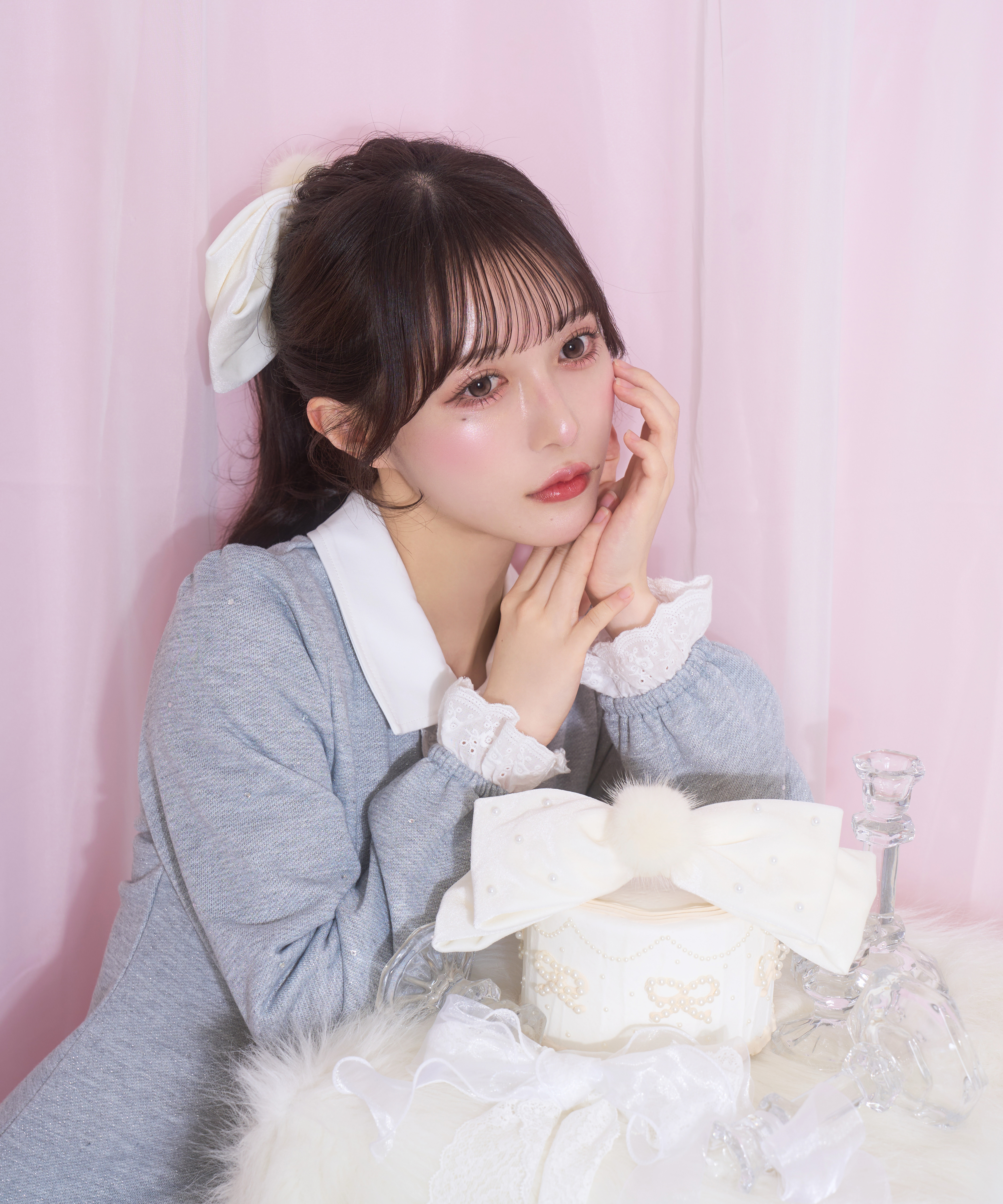 【collaboration】winter likeリボンバレッタ