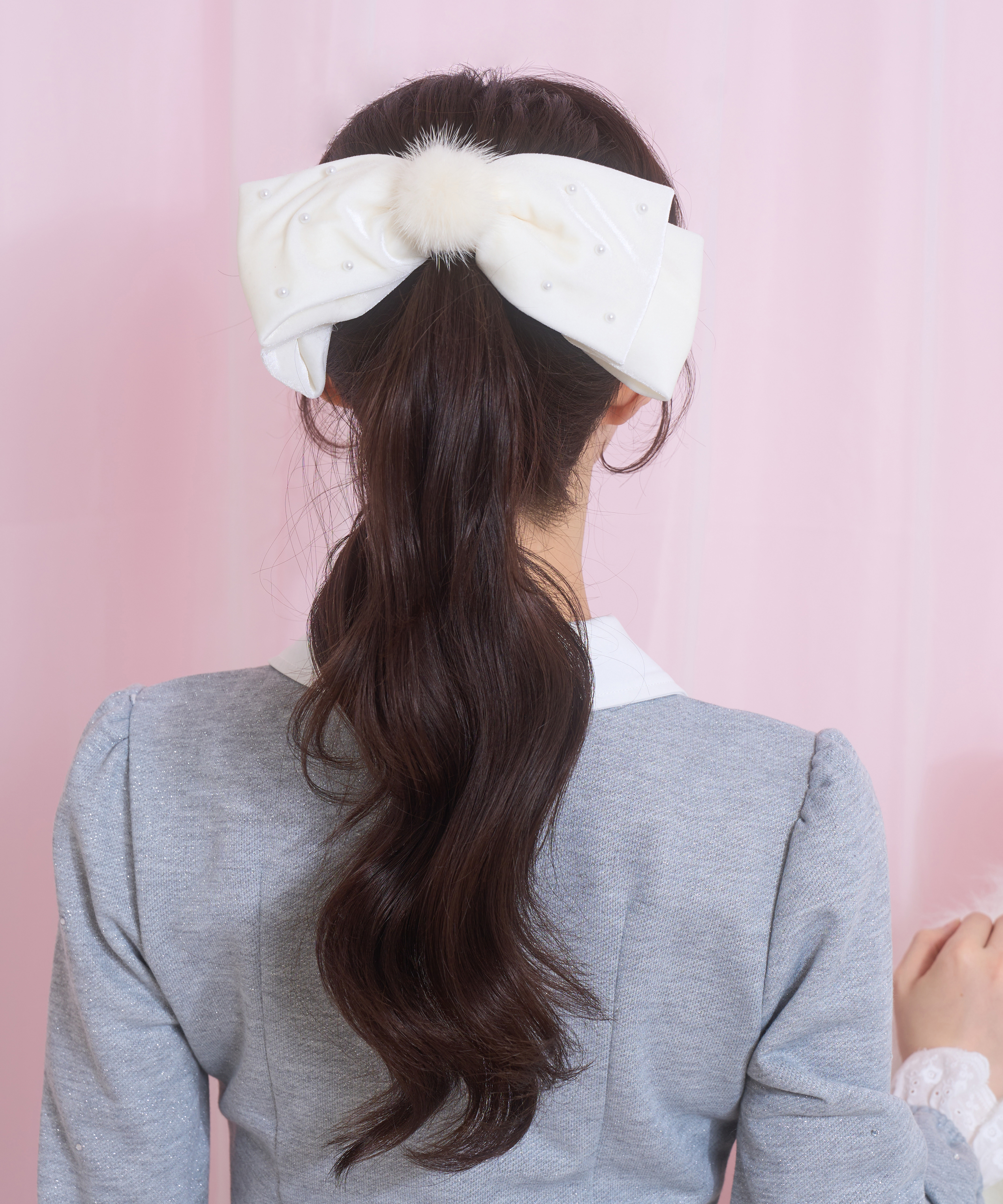 【collaboration】winter likeリボンバレッタ