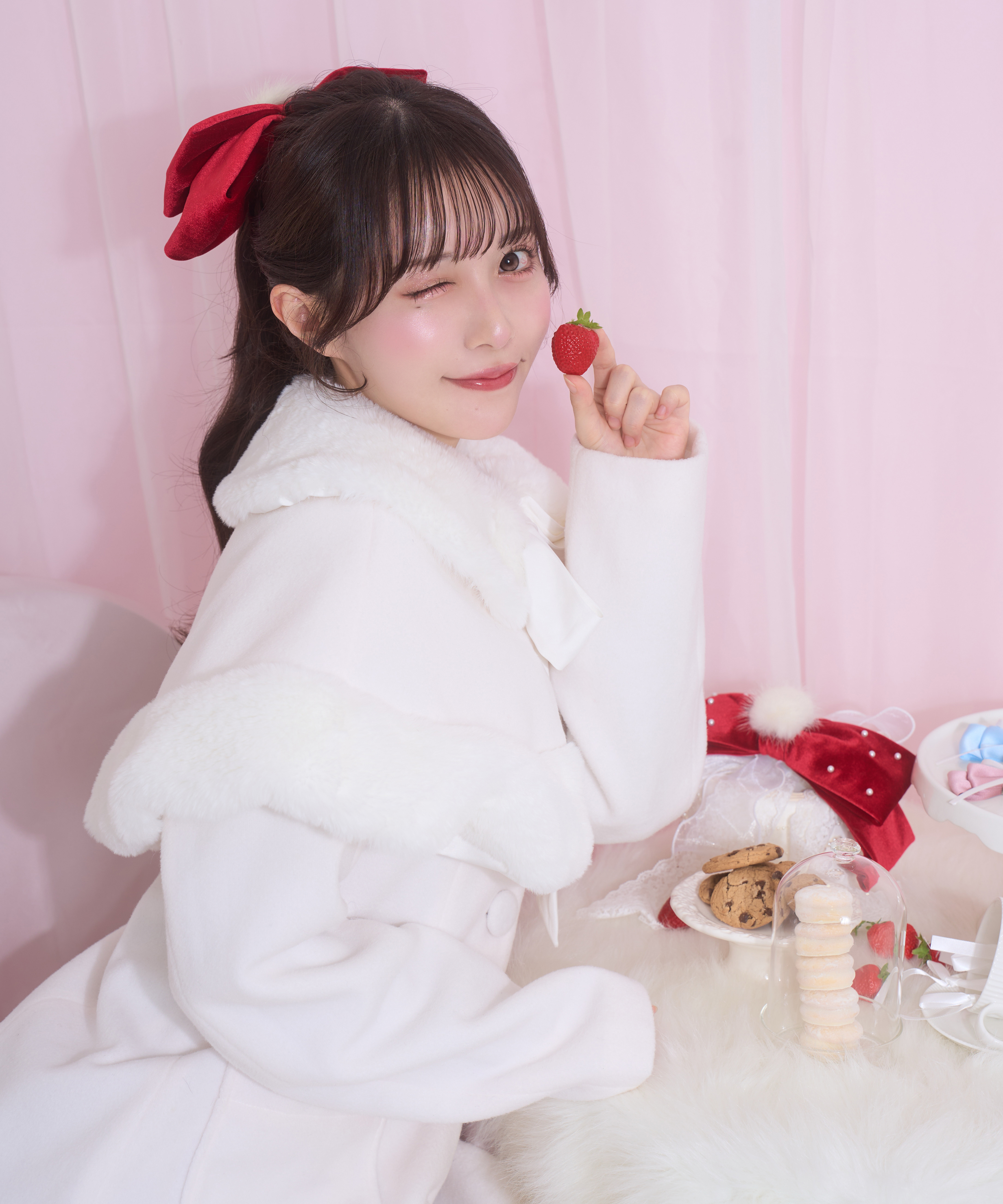 【collaboration】winter likeリボンバレッタ