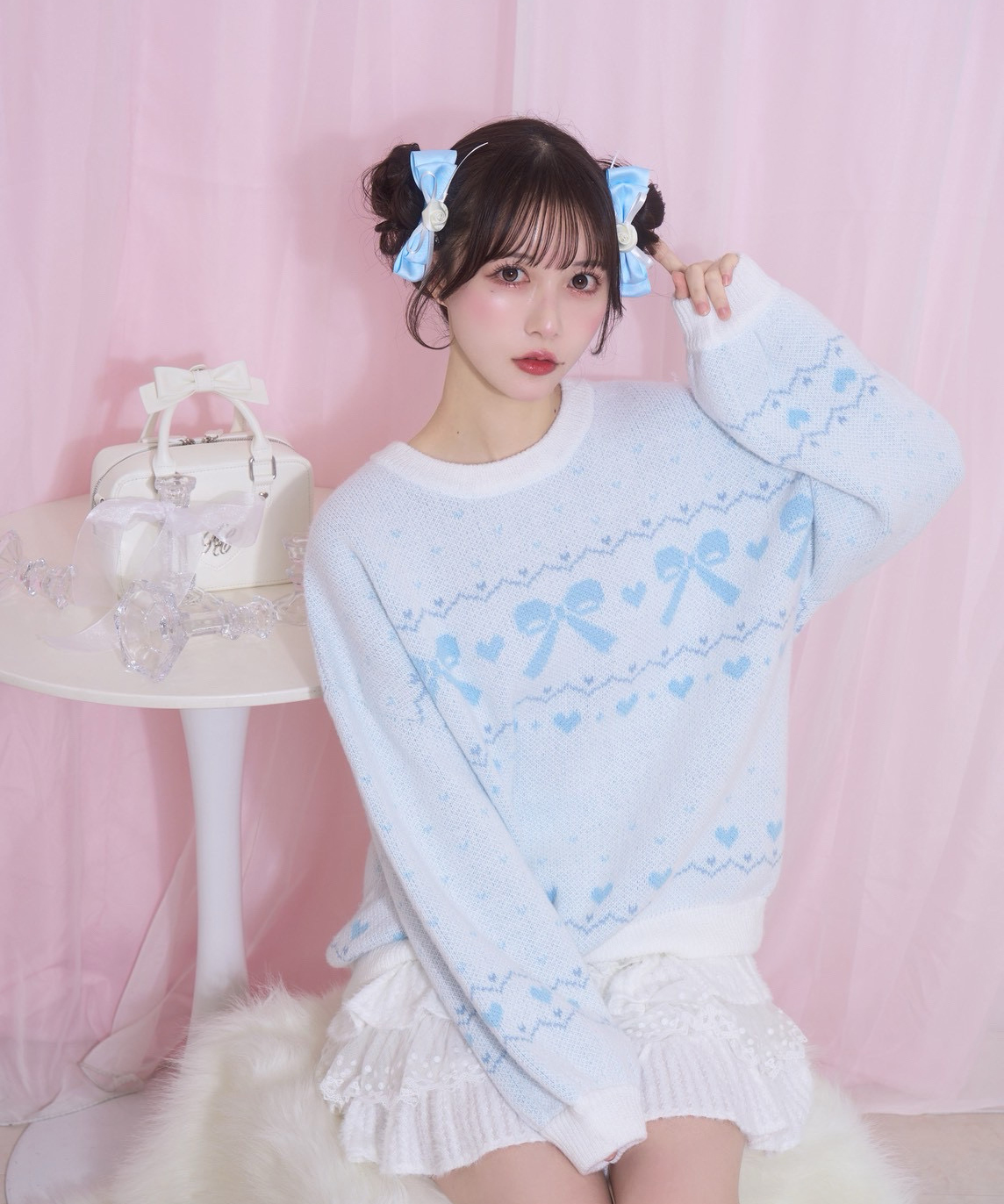 【collaboration】Roseリボンクリップセット