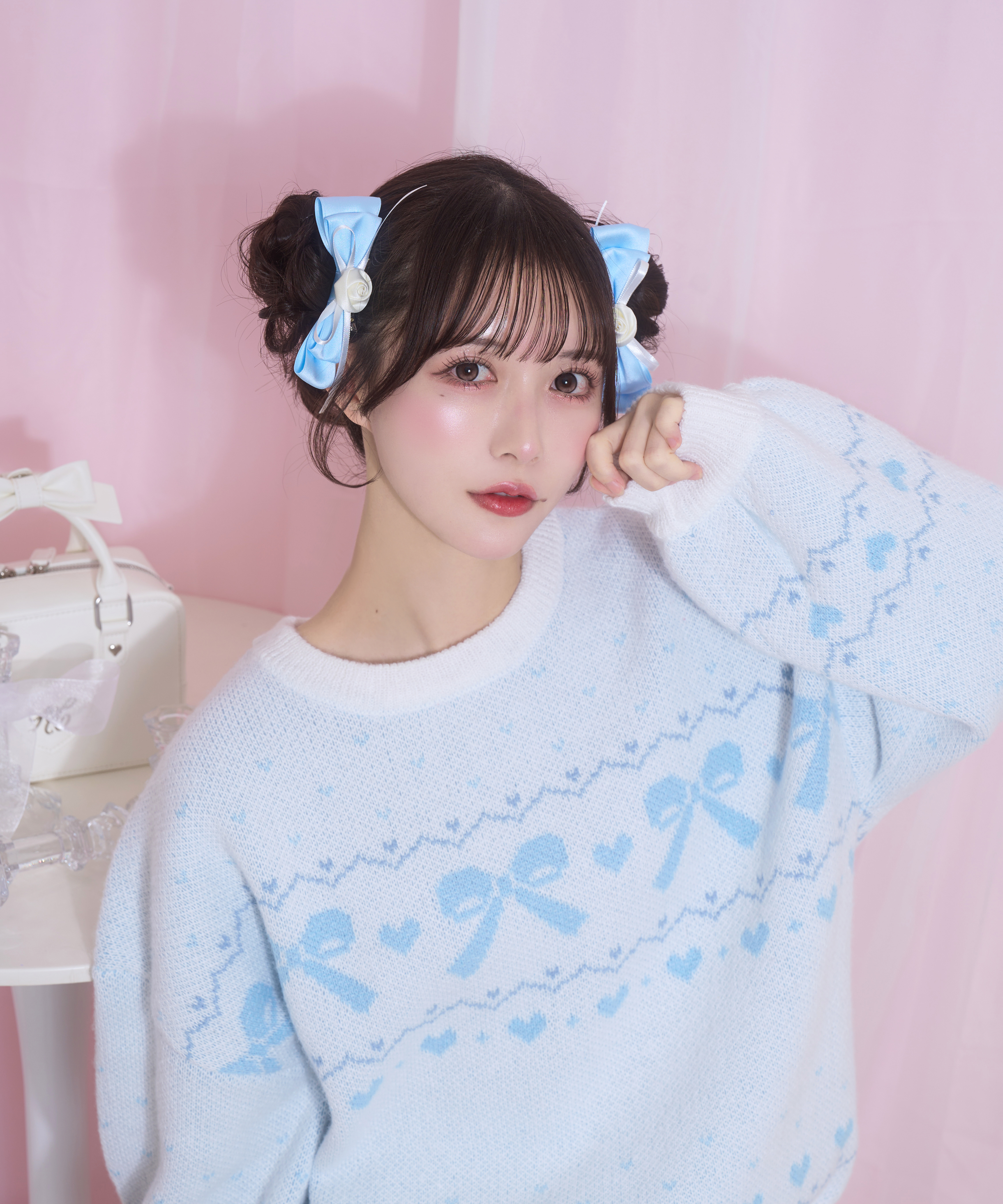 【collaboration】Roseリボンクリップセット