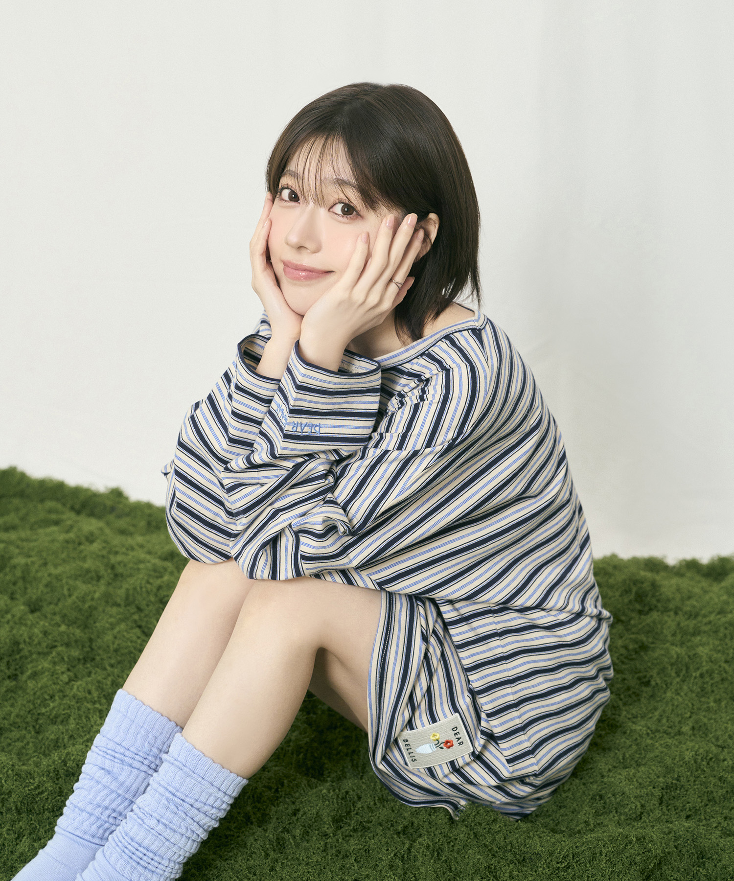 マルチボーダーロンT / ネイビー