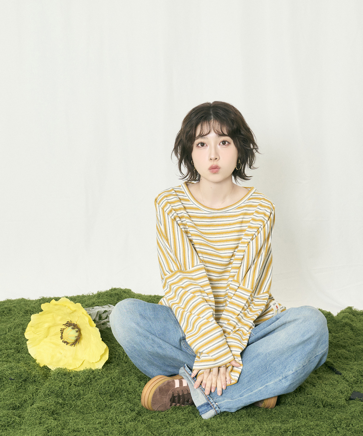 マルチボーダーロンT / イエロー