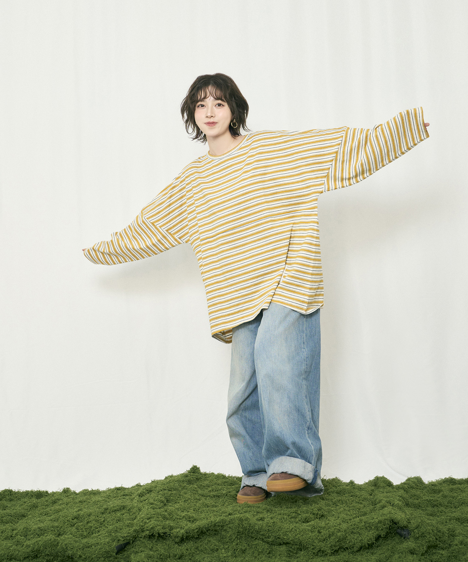 マルチボーダーロンT / イエロー