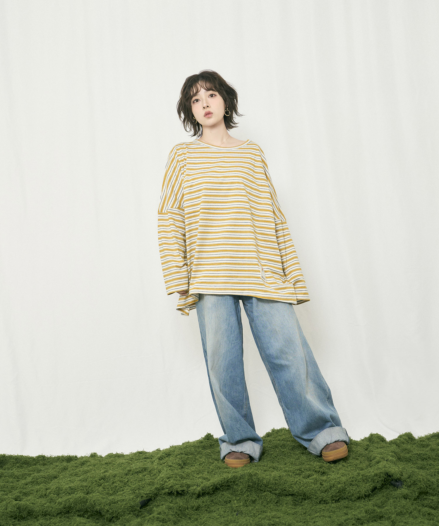 マルチボーダーロンT / イエロー