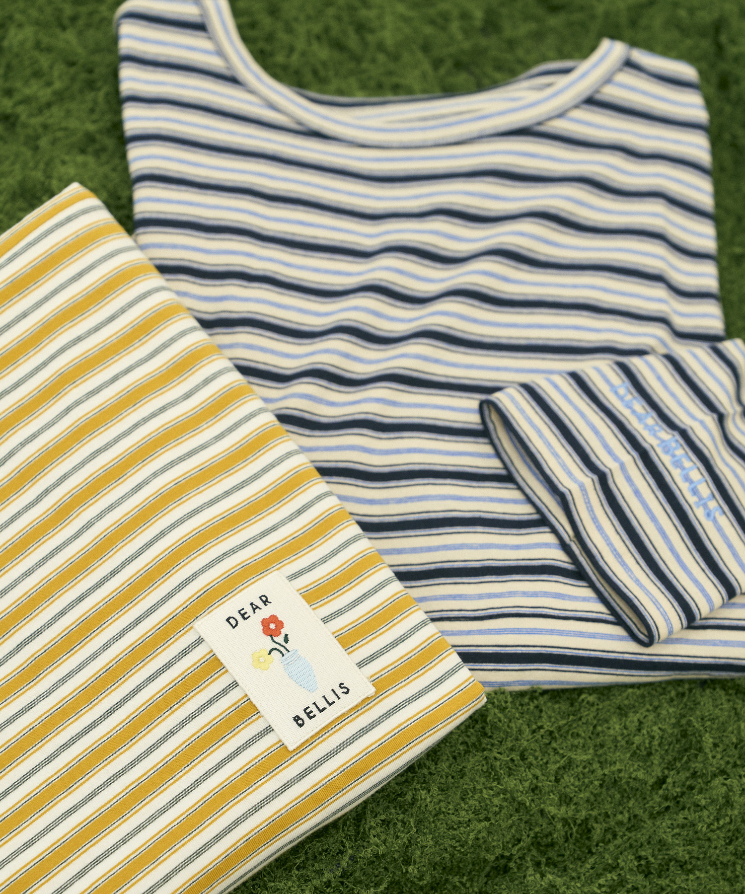 マルチボーダーロンT / ネイビー – BUNNY APARTMENT