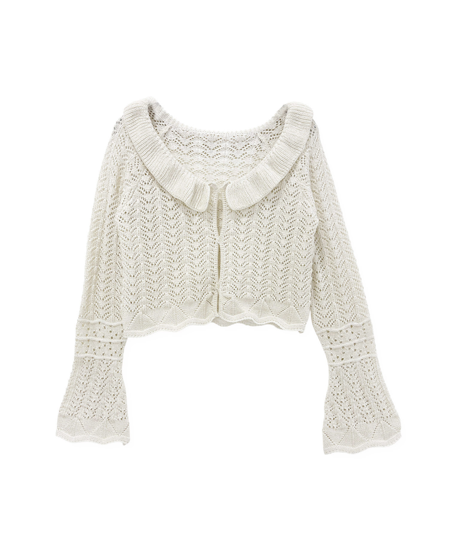 クロシェカーデチェックワンピースSET