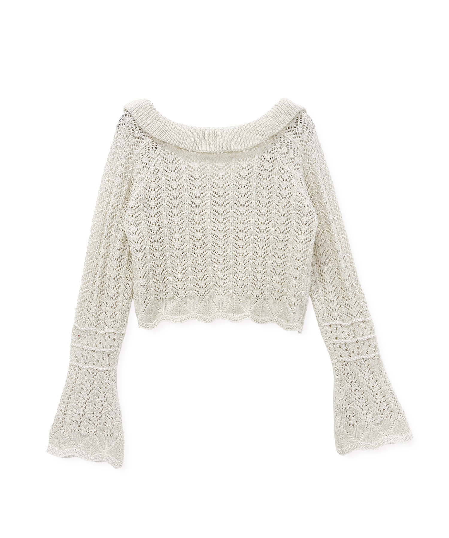 クロシェカーデチェックワンピースSET