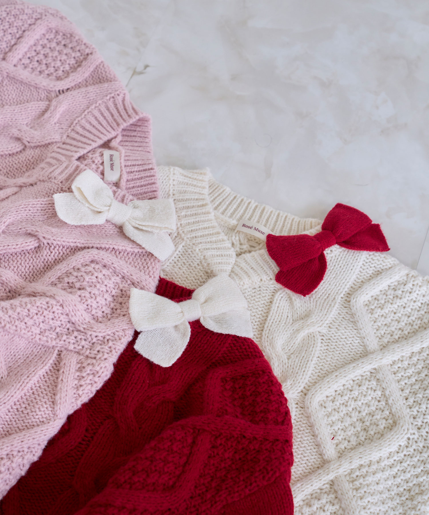 Oversized cable knit OP