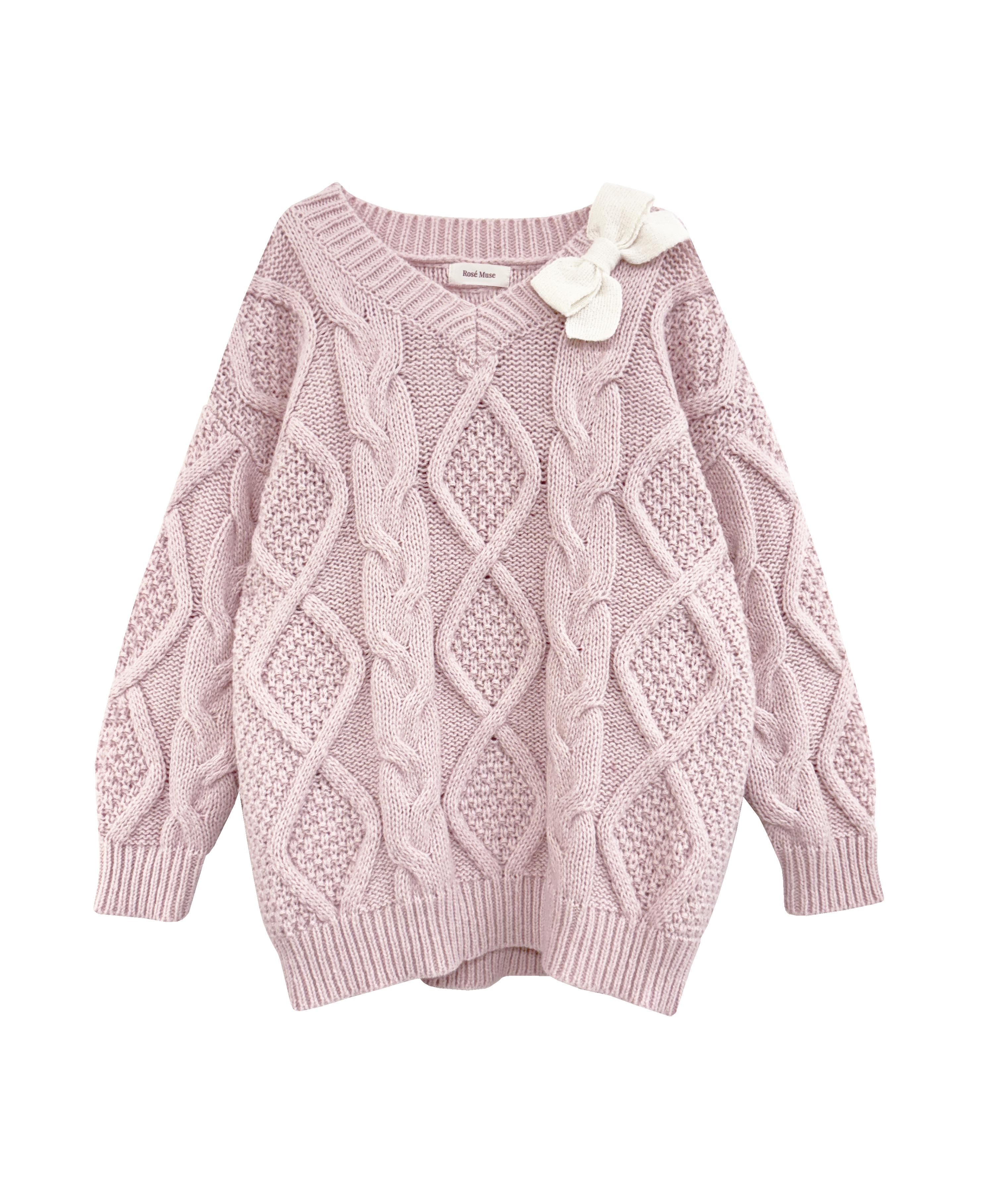 Oversized cable knit OP