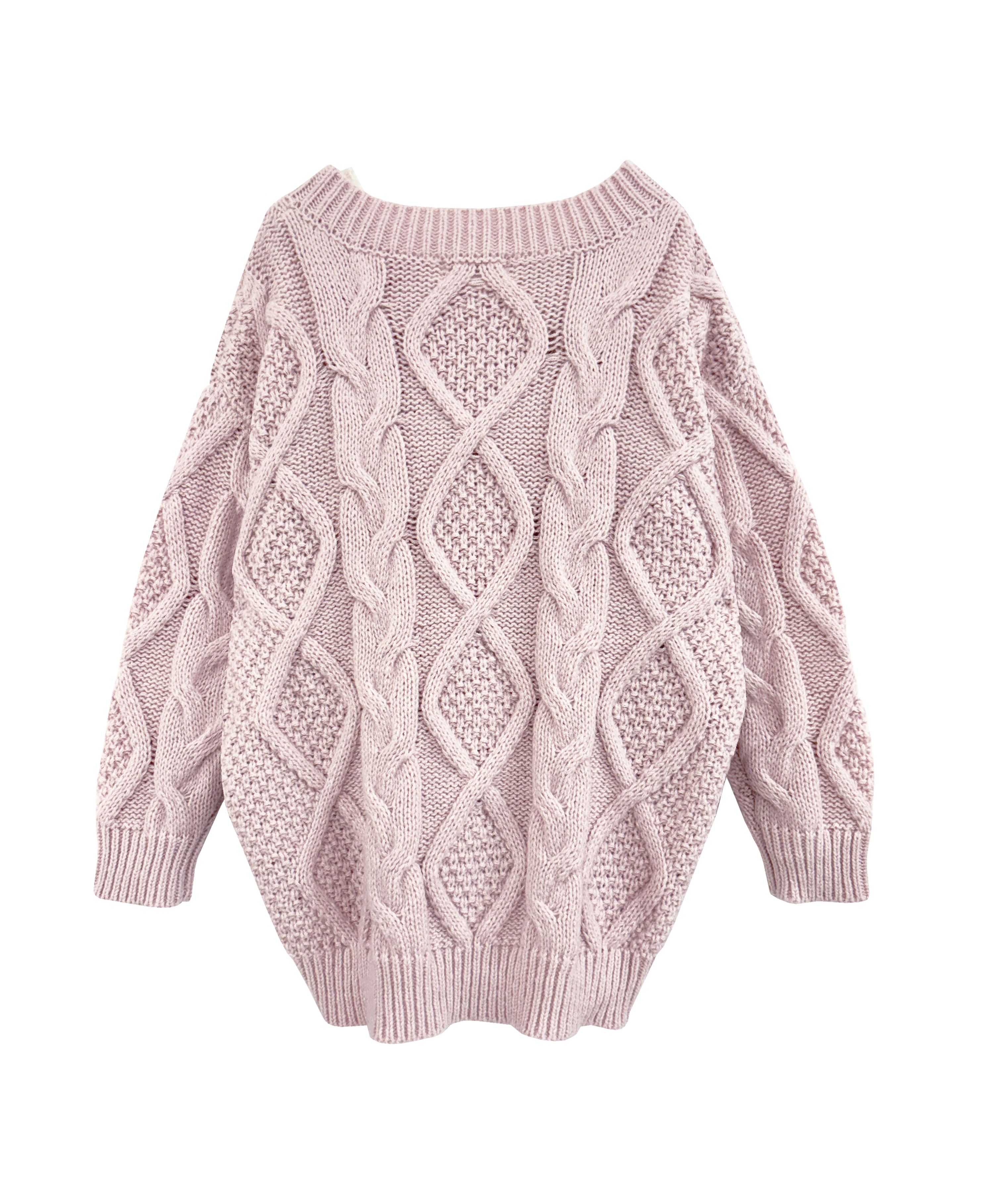 Oversized cable knit OP