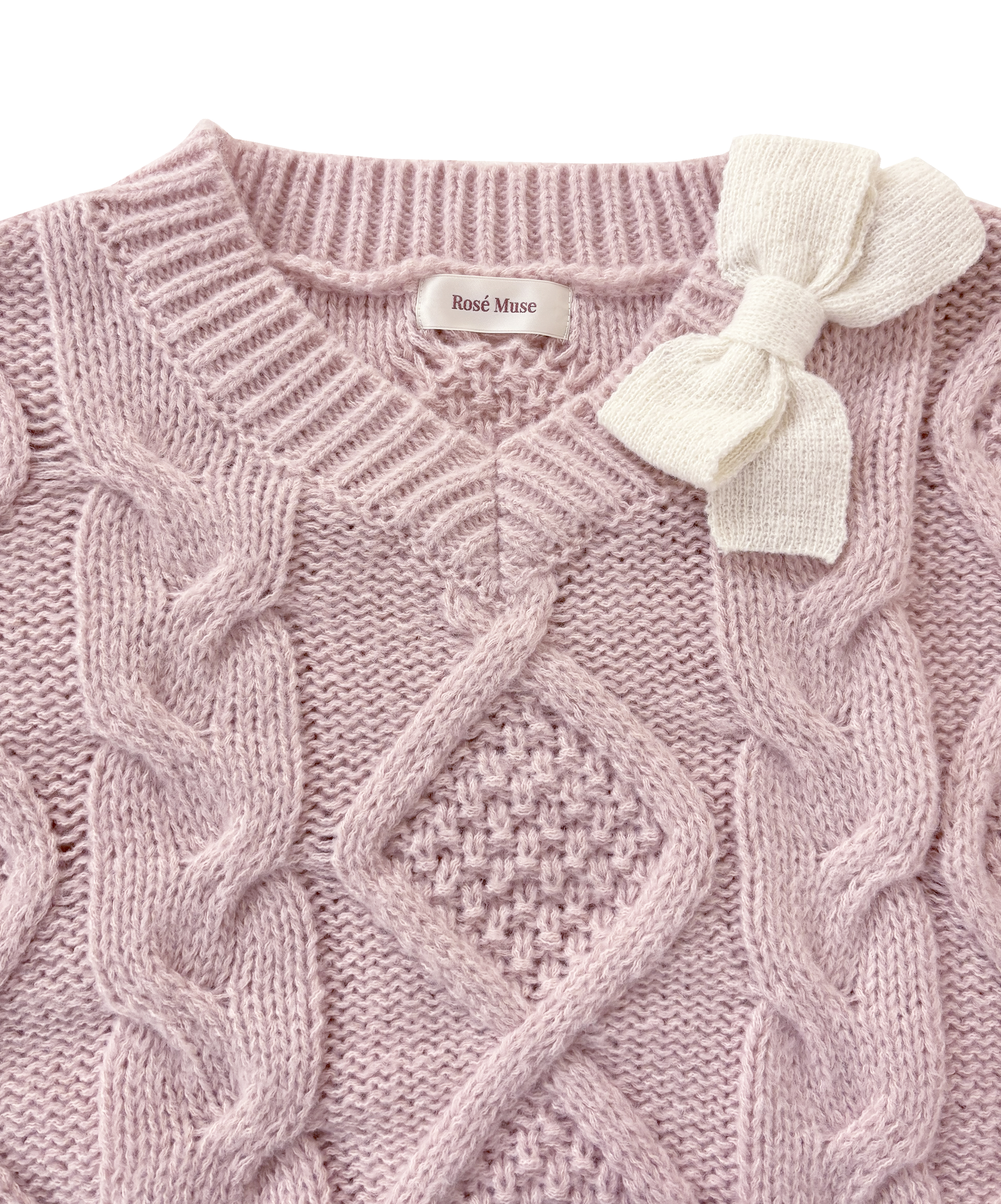 Oversized cable knit OP