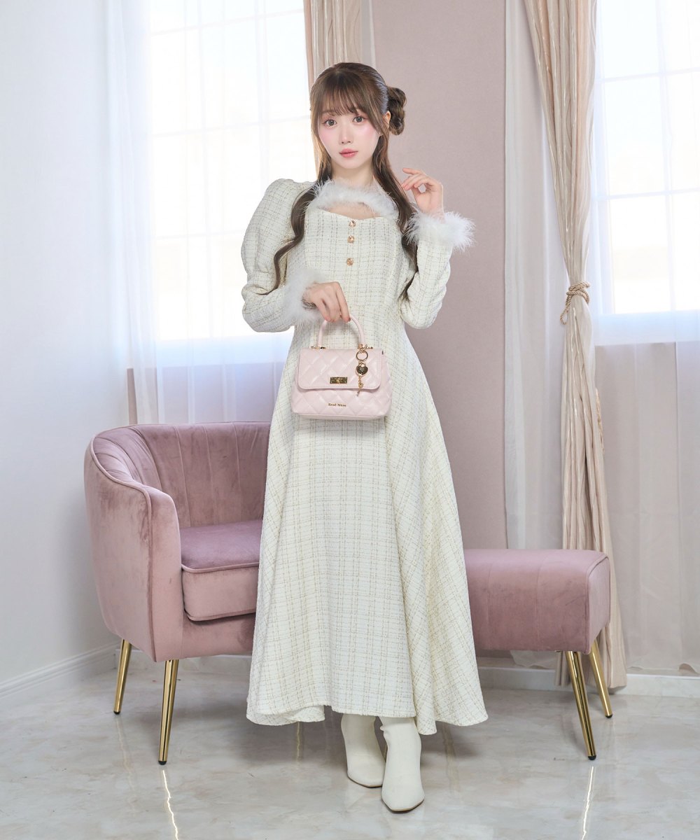 Tweed holiday dress  BUNNY APARTMENT
