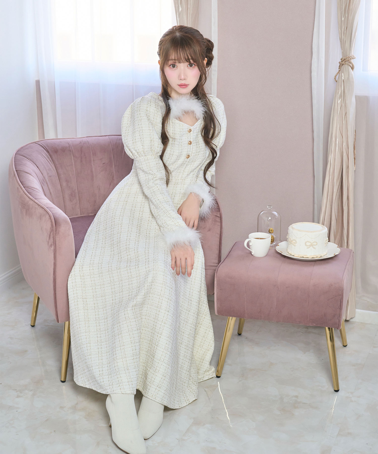 Tweed holiday dress – BUNNY APARTMENT