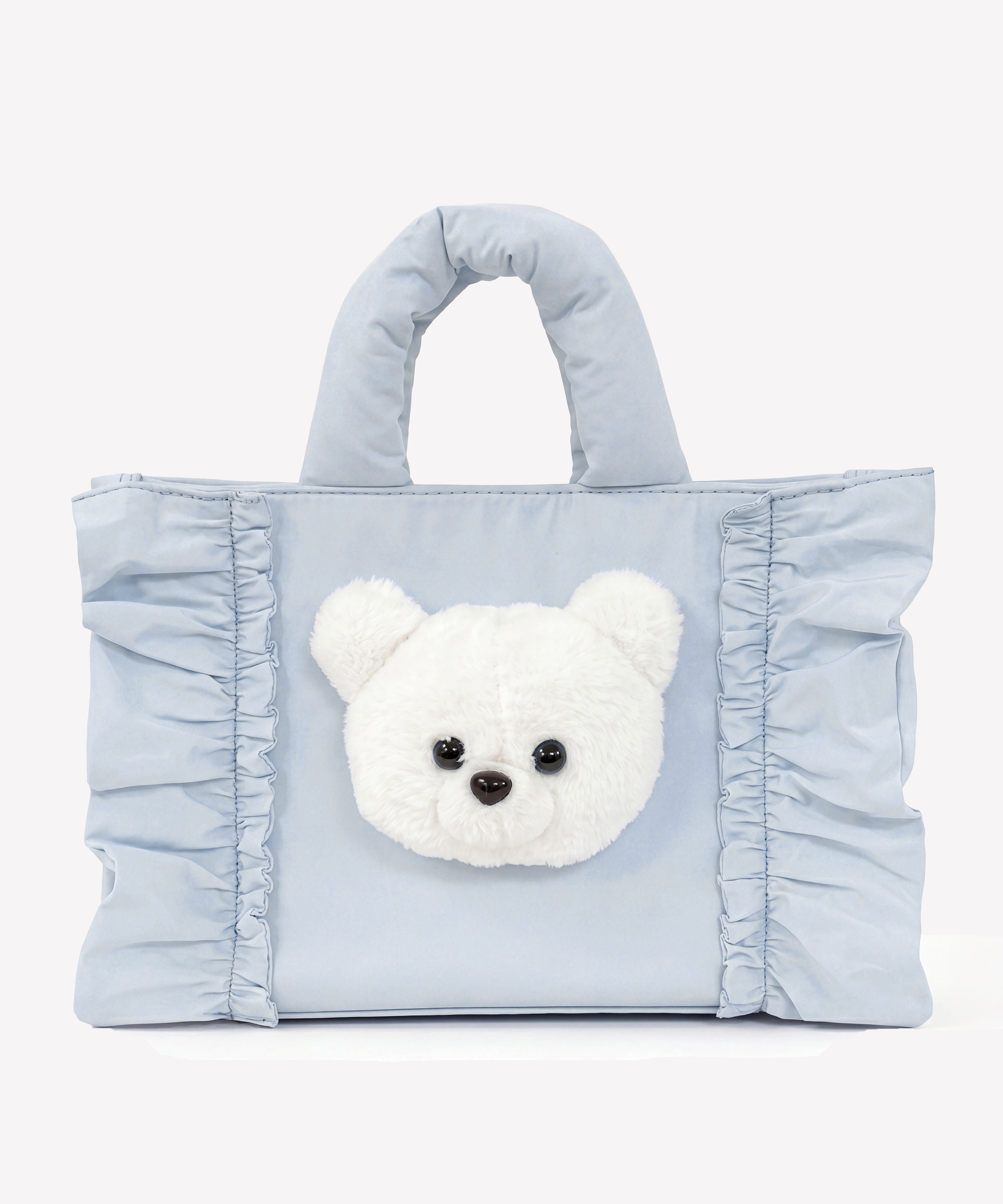 シナモンパッチフリルトートバッグ