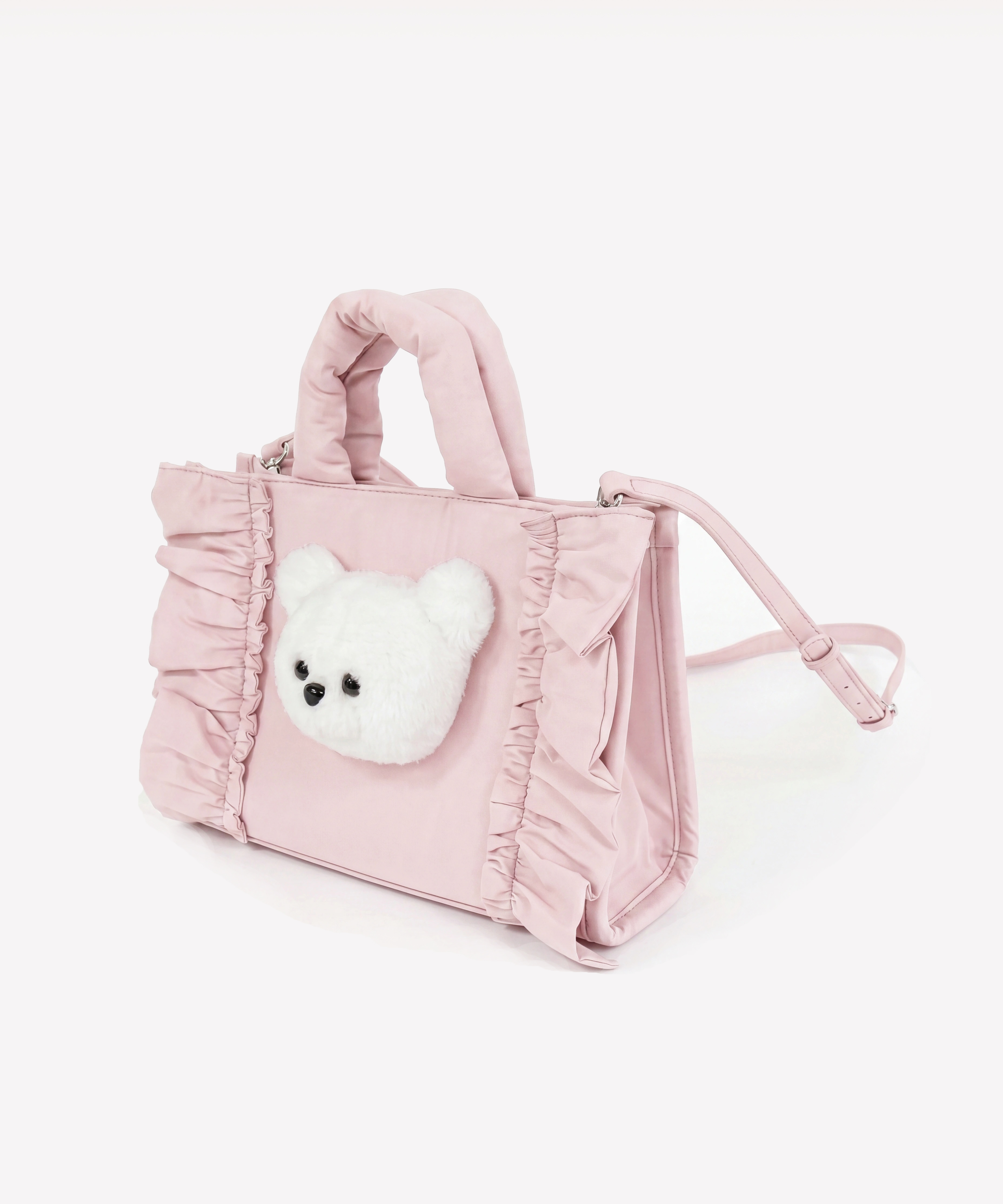 シナモンパッチフリルトートバッグ