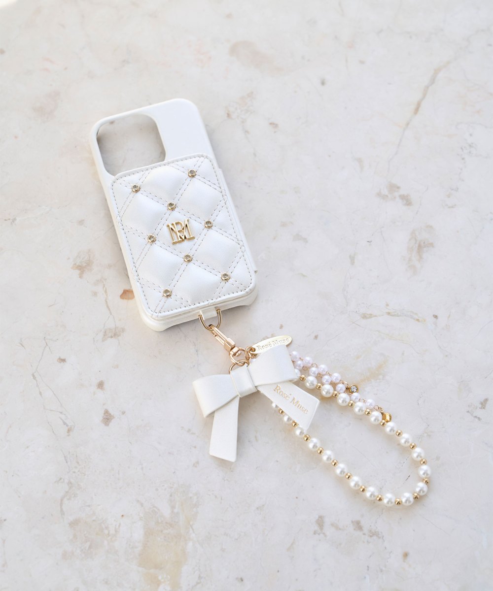 Quilting iPhone case with hand charm – BUNNY APARTMENT