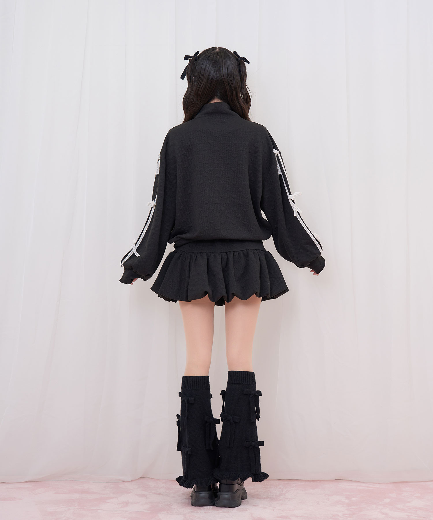 ハートJQハーフジップセットアップ