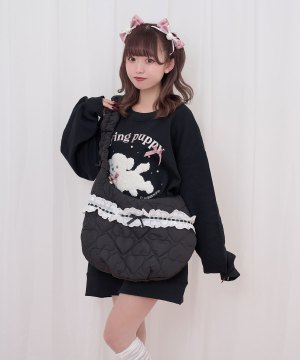 ハートキルティングショルダーバッグ